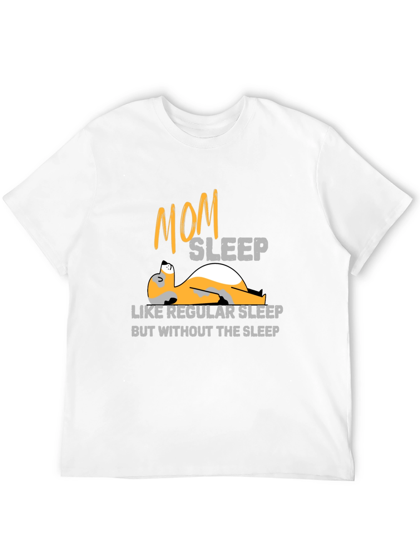 Black Mom Sleep T-Shirt - Regular Sleep Without the Sleep view 12