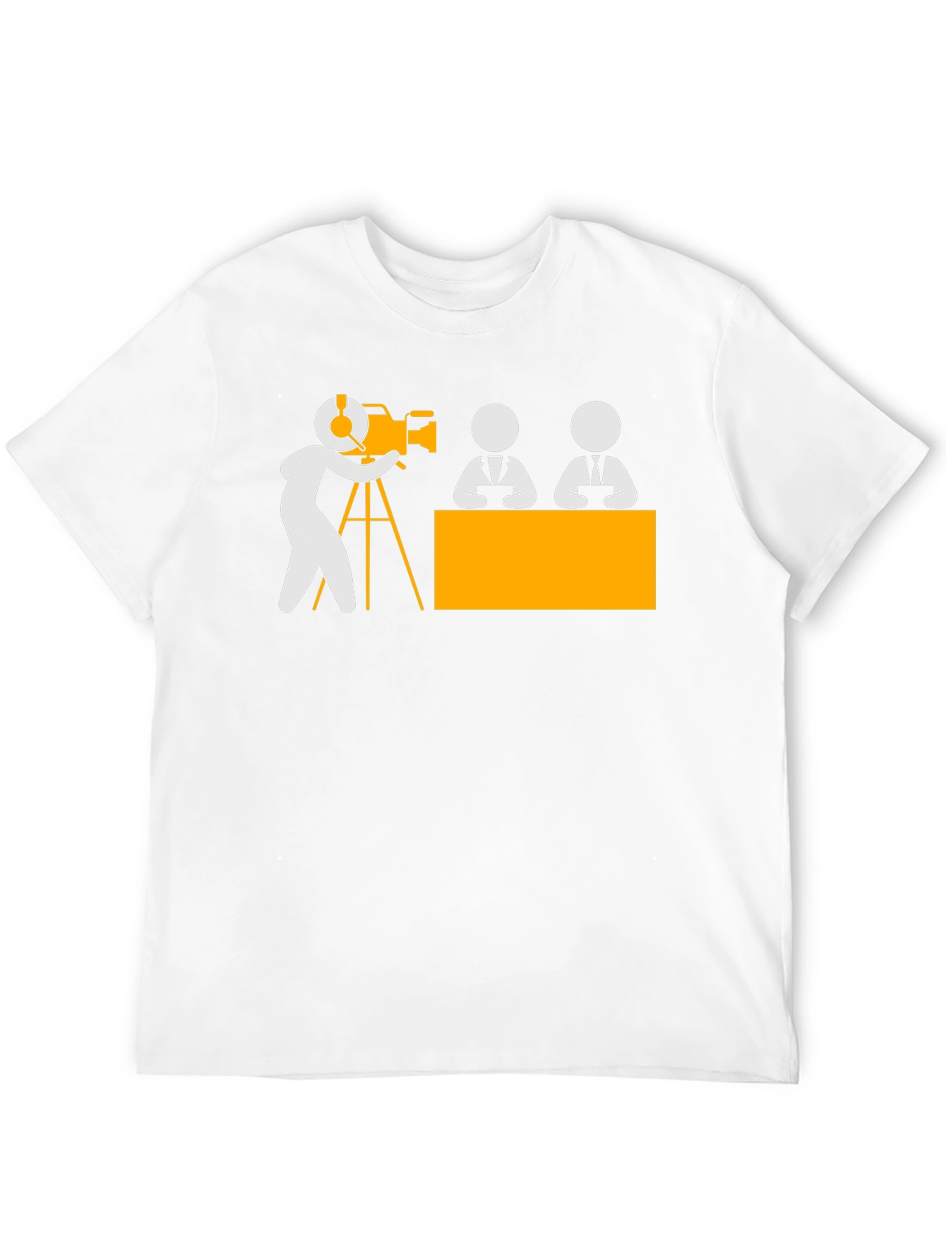 Black News Crew Black T-Shirt view 12