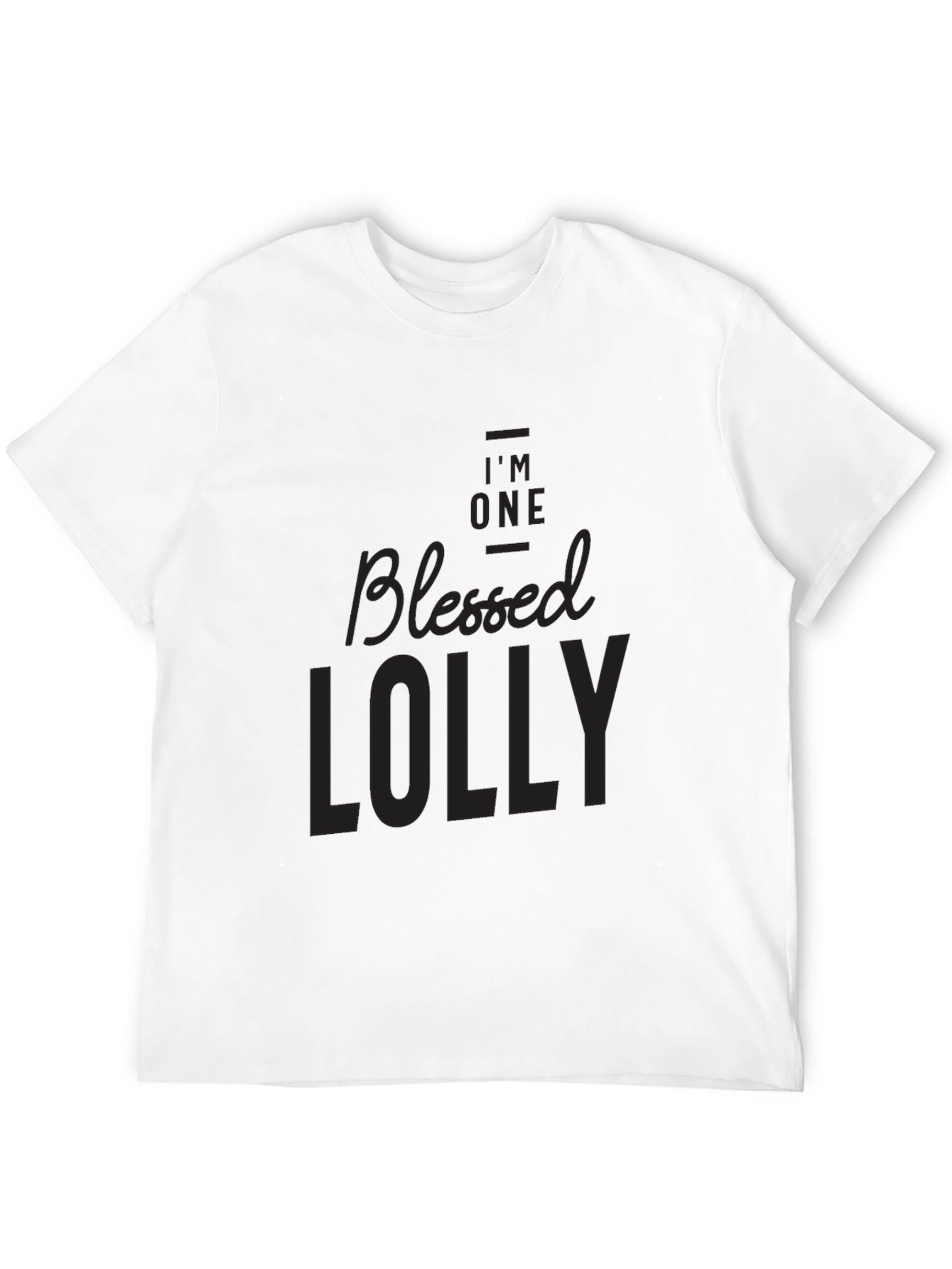 Black Blessed Lolly Black Graphic Tee view 12
