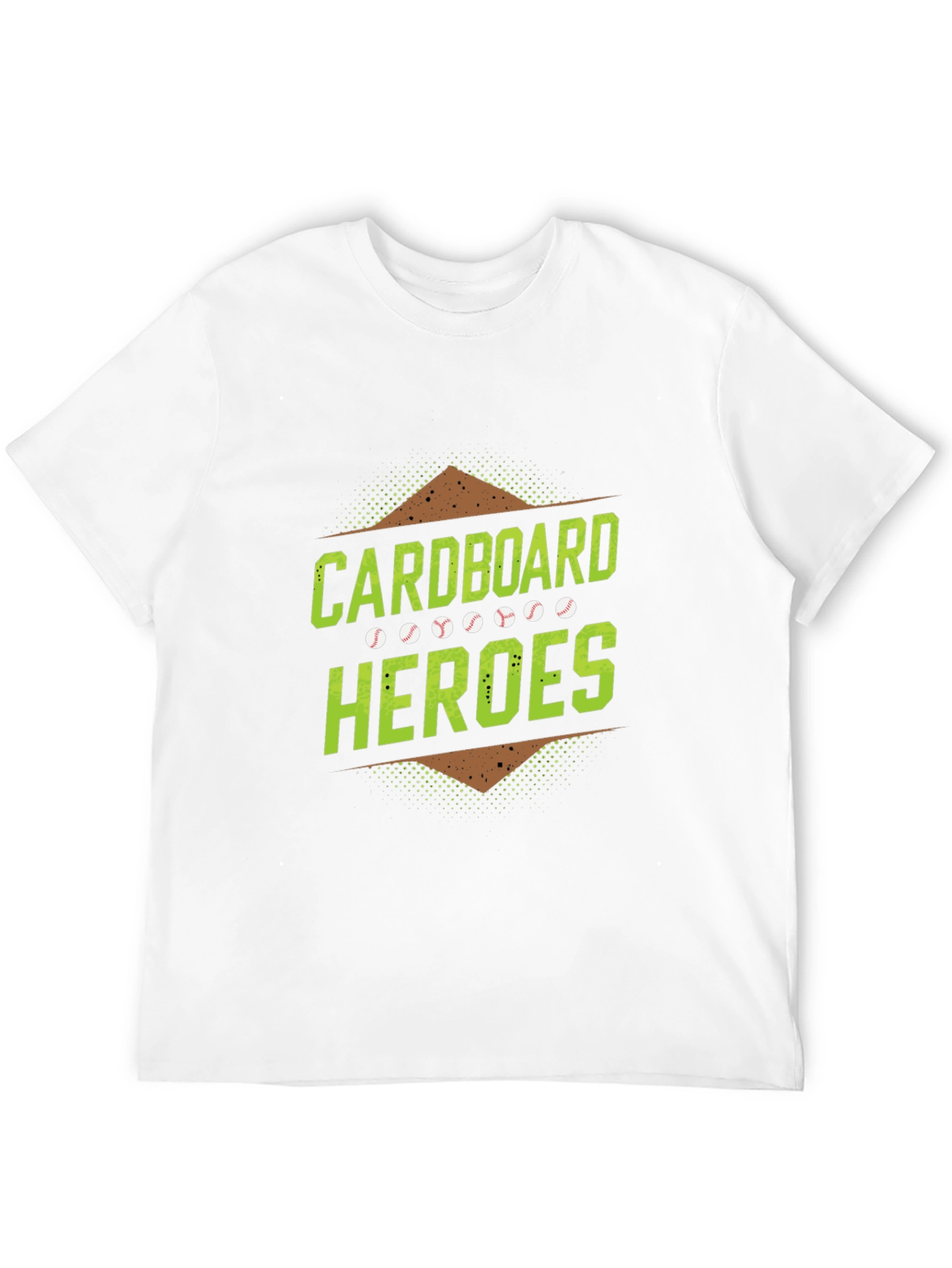 Black Cardboard Heroes T-Shirt - Baseball Fan Tee view 12