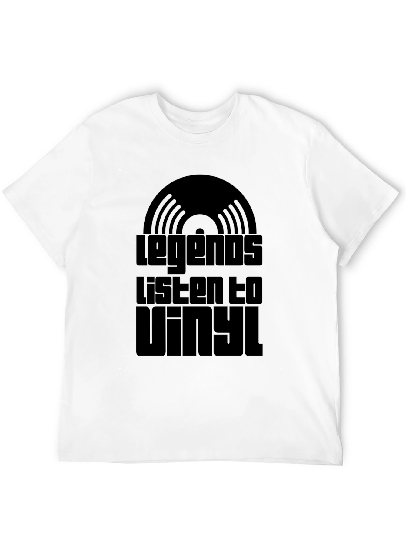 Black Legends Listen to Vinyl T-Shirt view 12