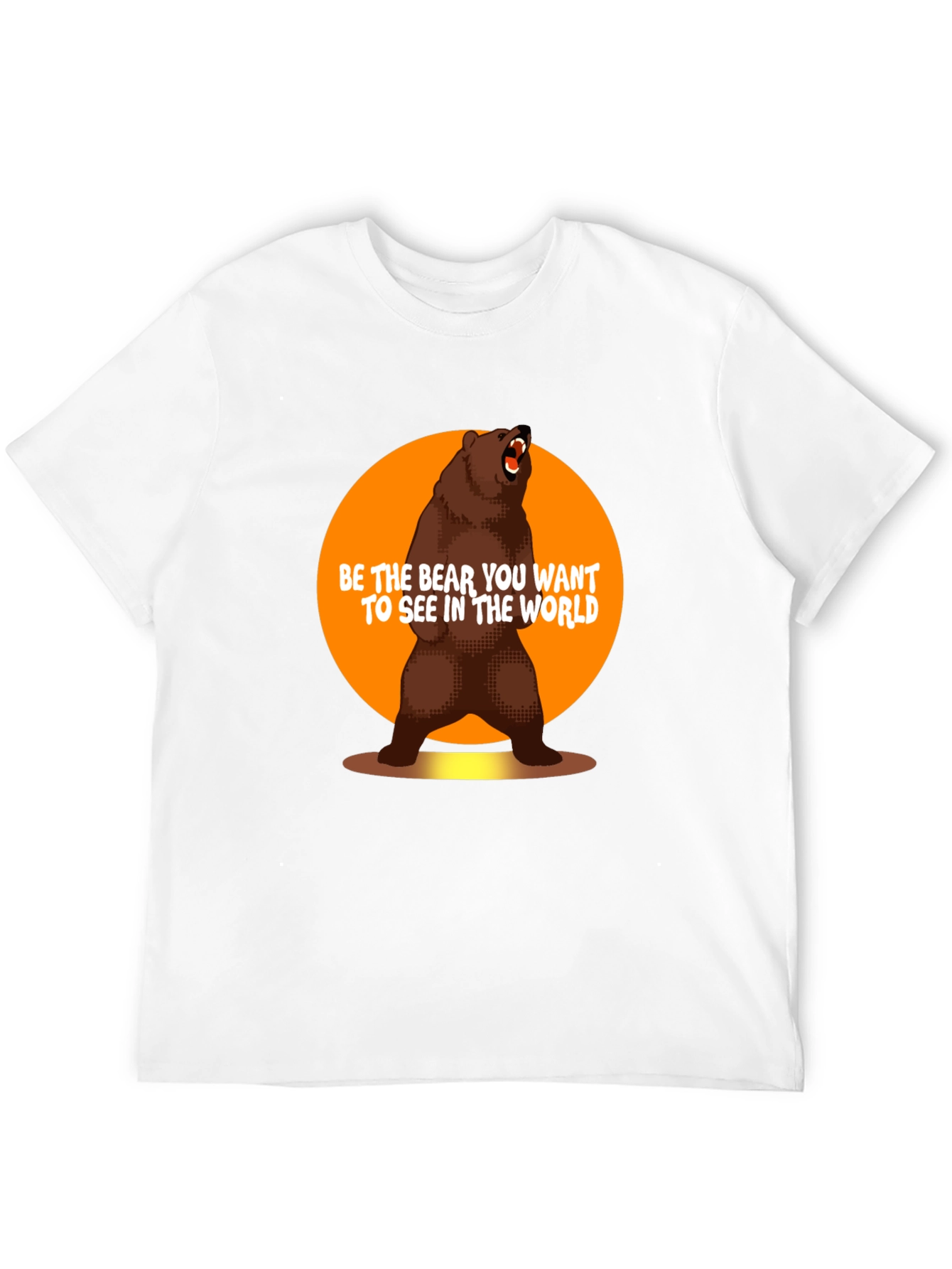 Black Be the Bear T-Shirt - Inspirational Graphic Tee view 12