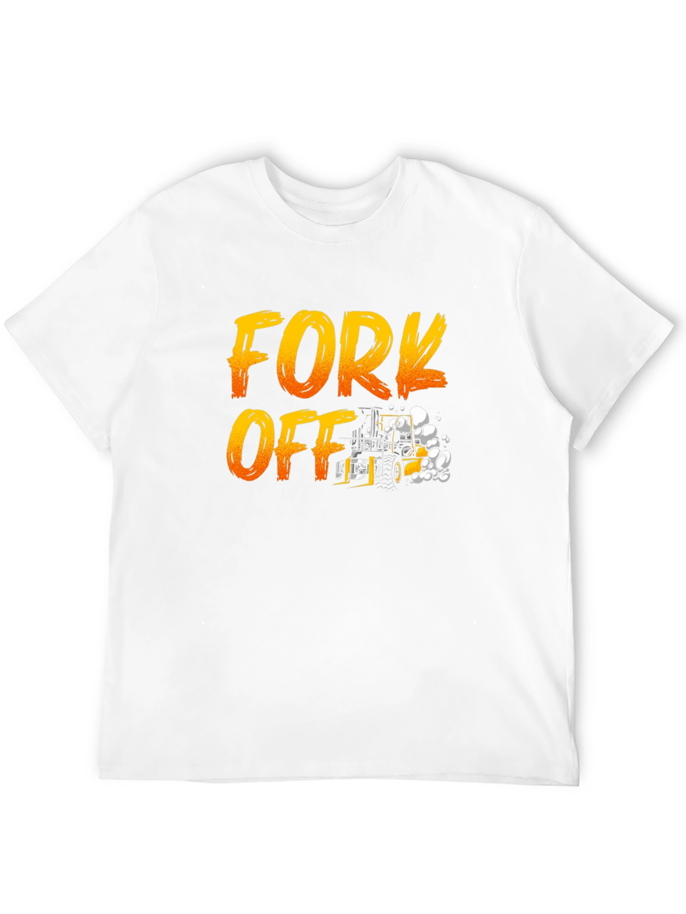 Black Fork Off T-Shirt - Humorous Graphic Tee view 12