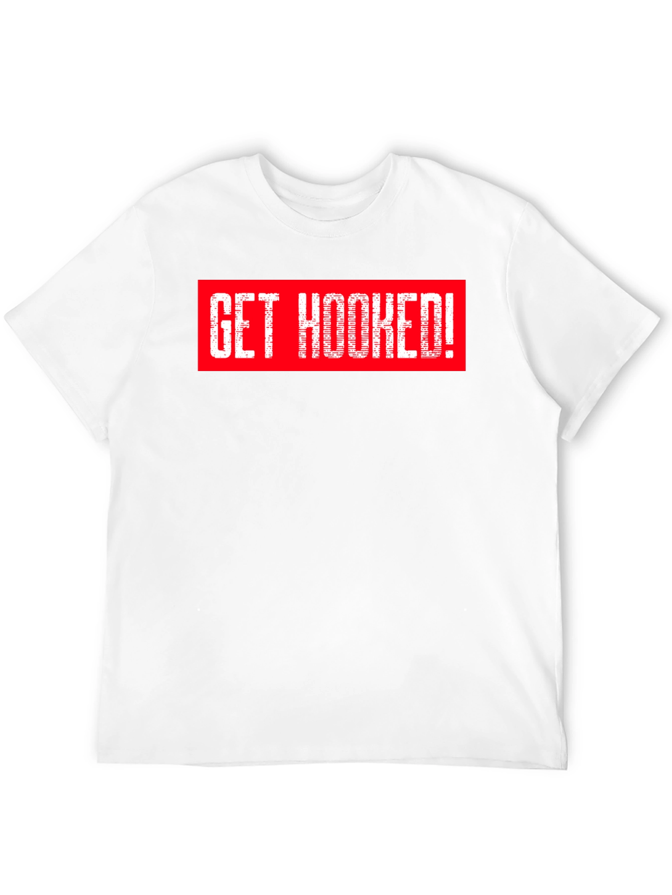 Black Get Hooked! Graphic Tee - Stylish Black T-Shirt view 12