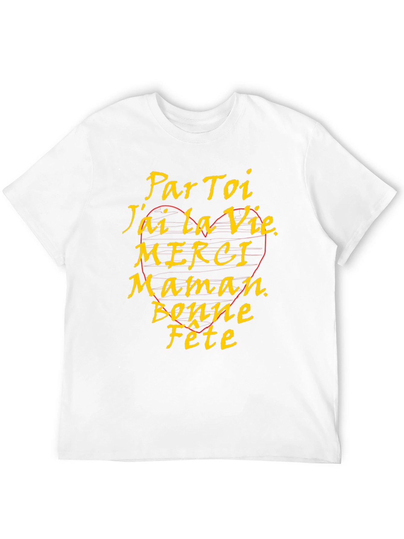 Black Par Toi J'ai la Vie Merci Maman T-Shirt view 12