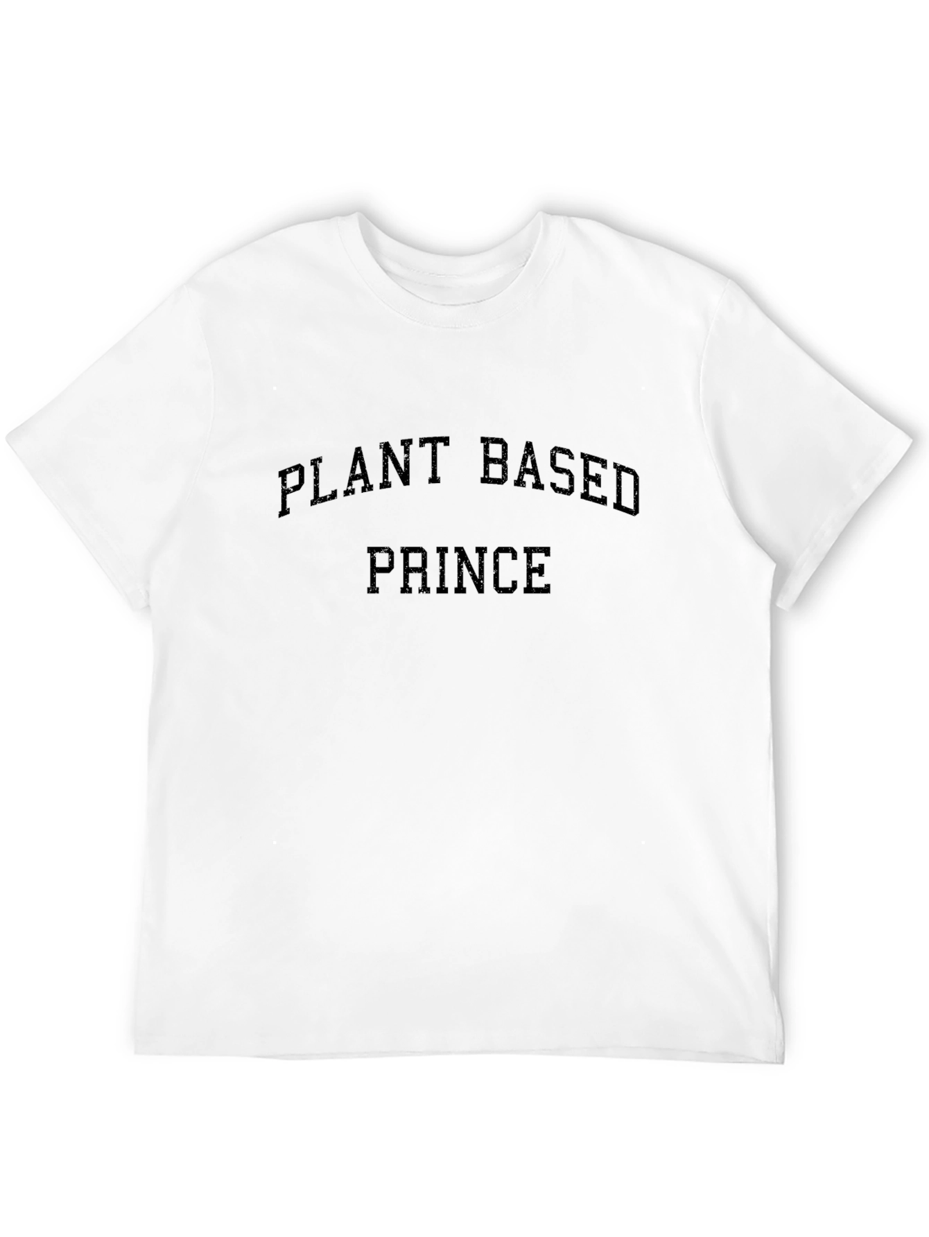 Black Plant Based Prince T-Shirt - Vegan Style view 12