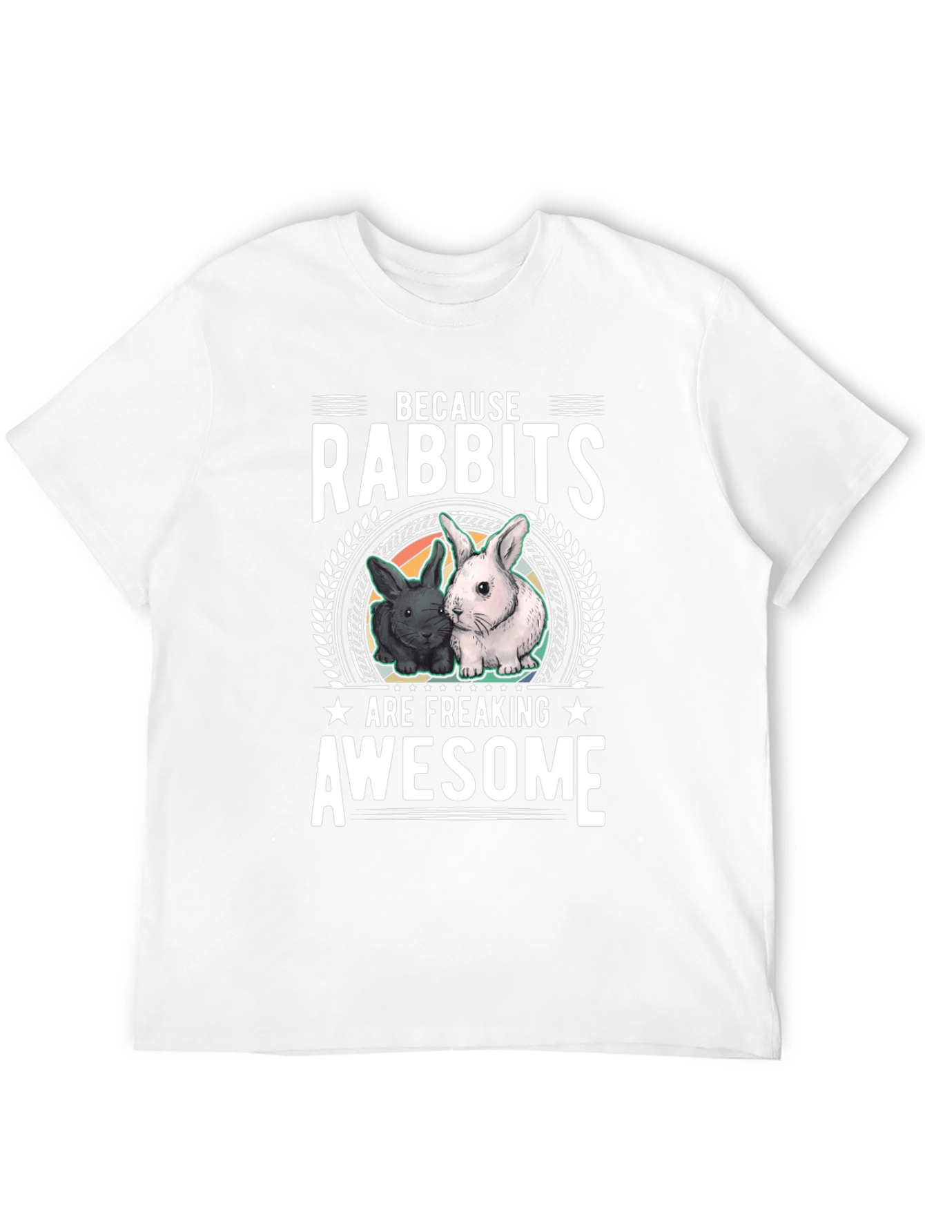 Black Rabbits Are Freaking Awesome T-Shirt view 12