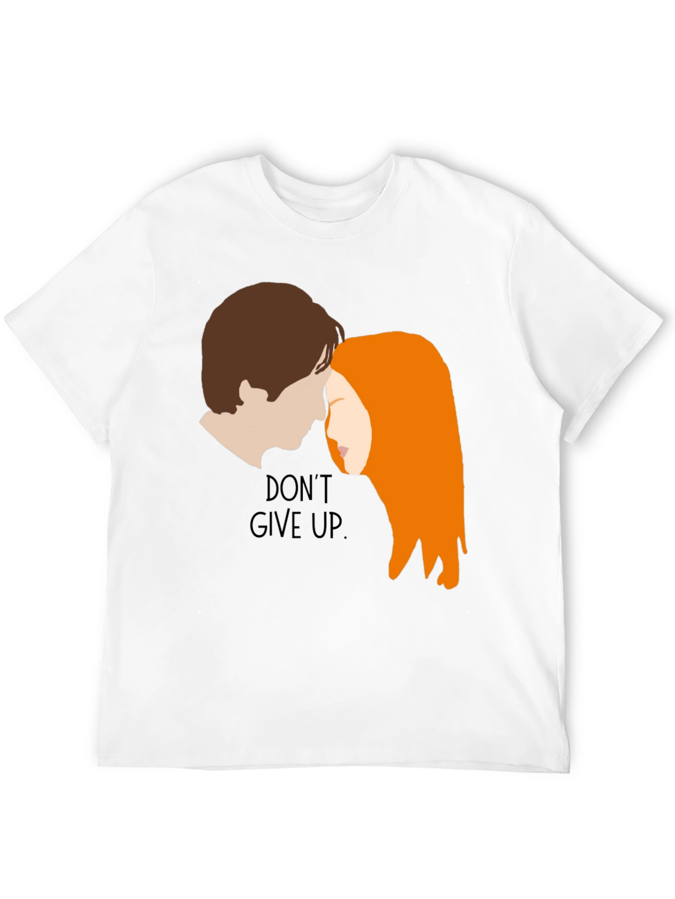 Black Don't Give Up Graphic Tee - Black T-Shirt view 12