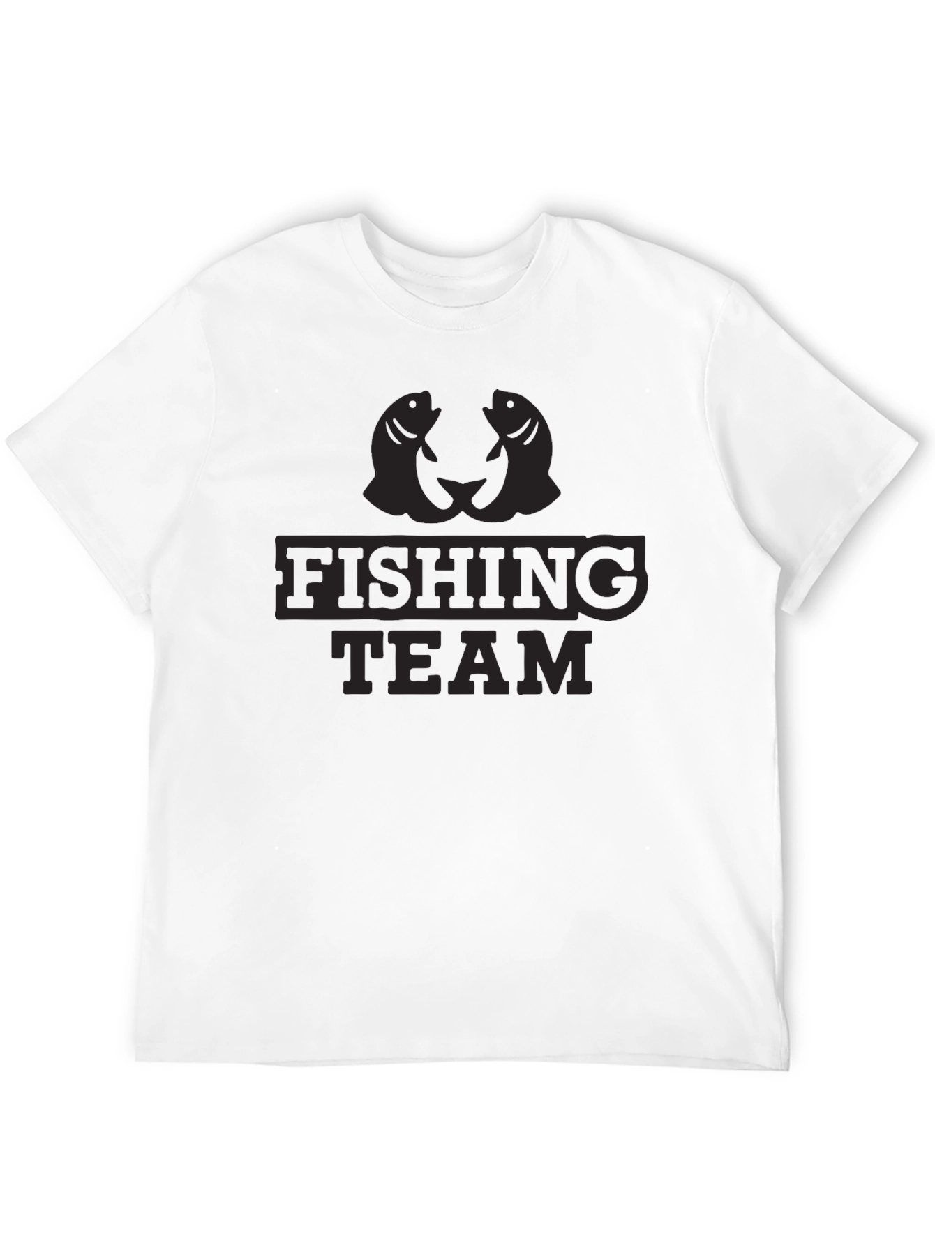 Black Fishing Team T-Shirt - Stylish Angler Apparel view 12