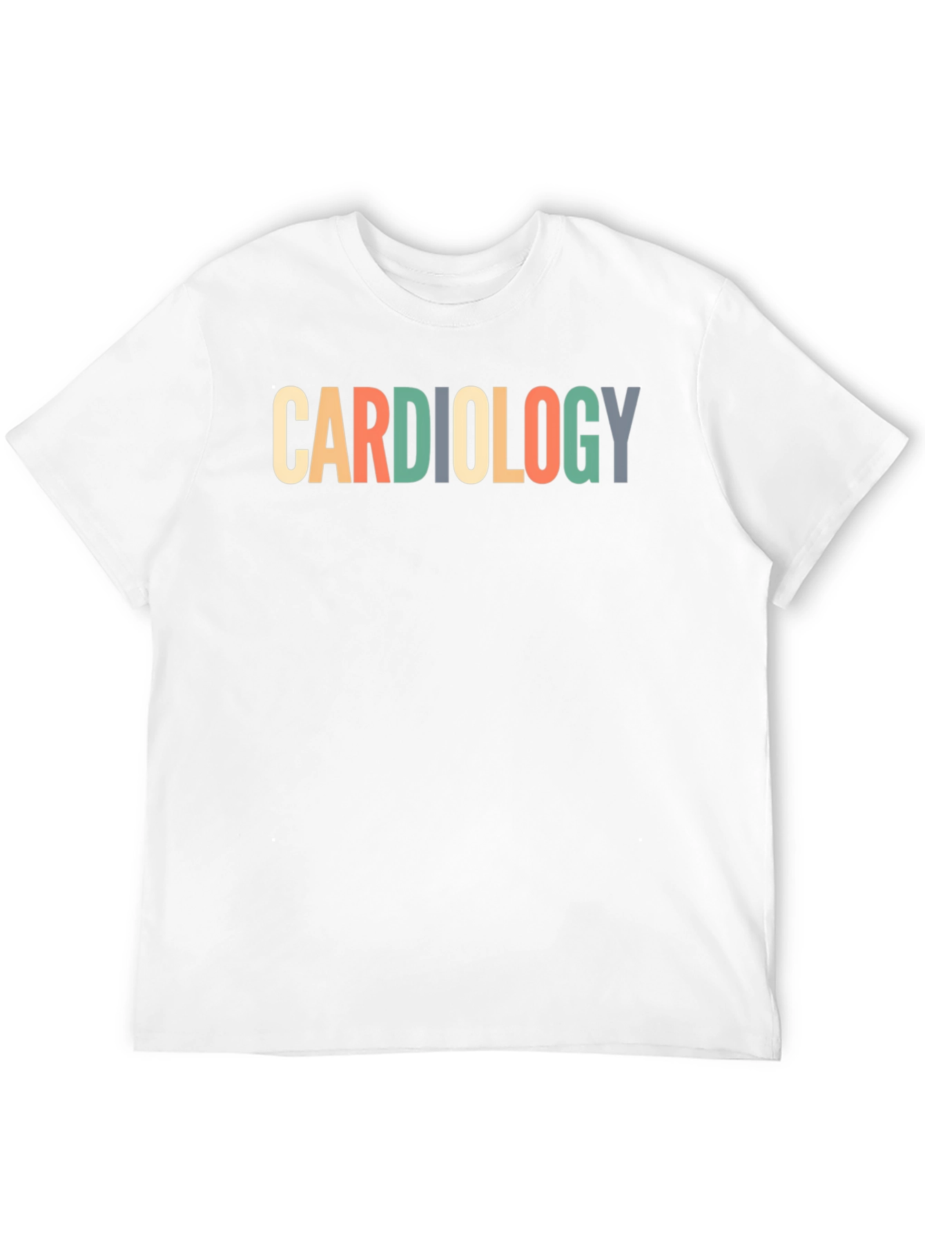Black Cardiology T-Shirt - Medical Profession Apparel view 12