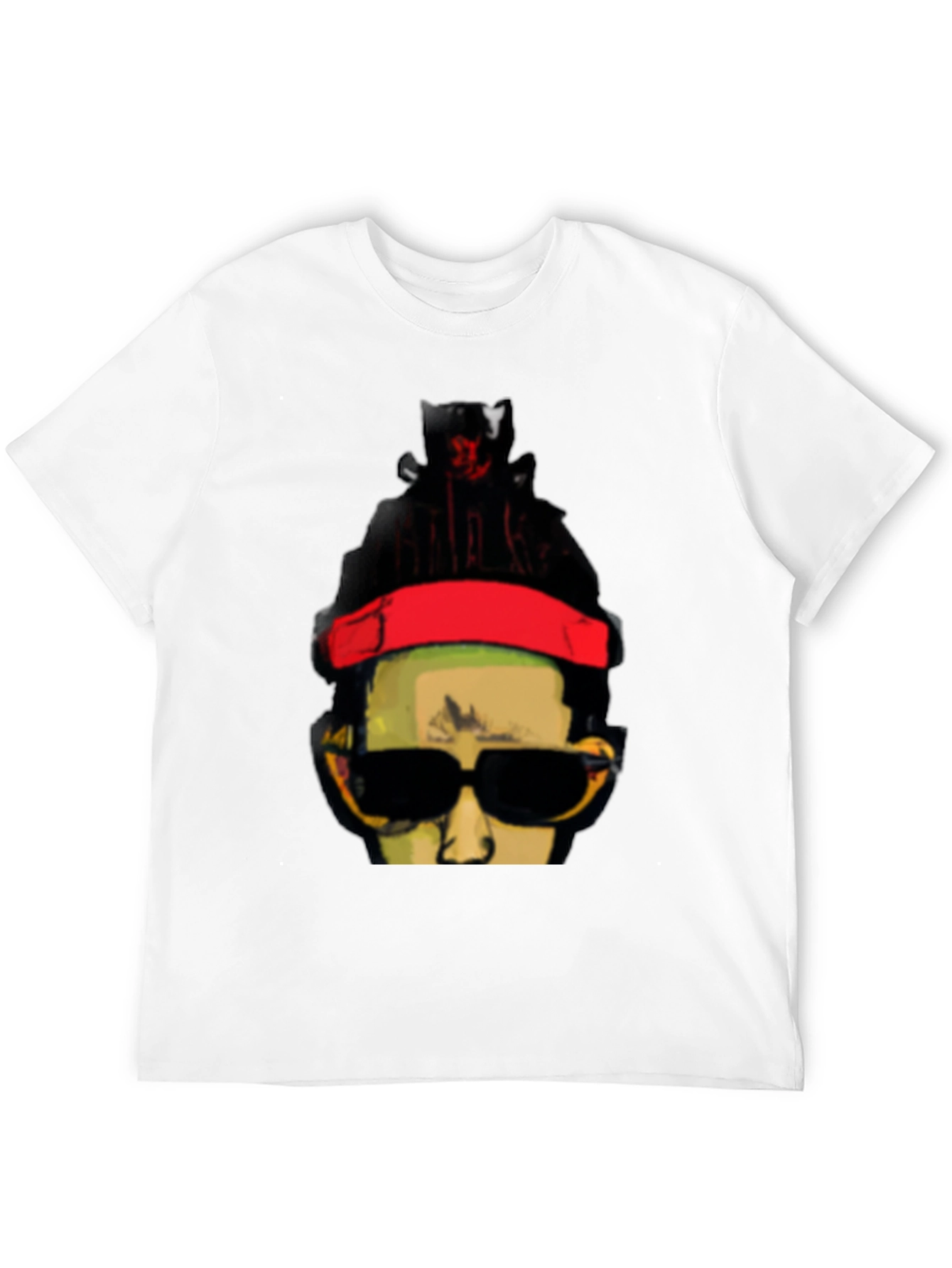 Black Cool Graphic Print Black T-Shirt view 12