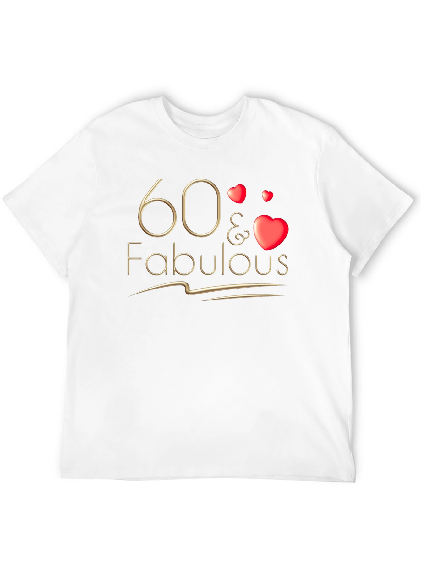 Black 60 & Fabulous T-Shirt view 12