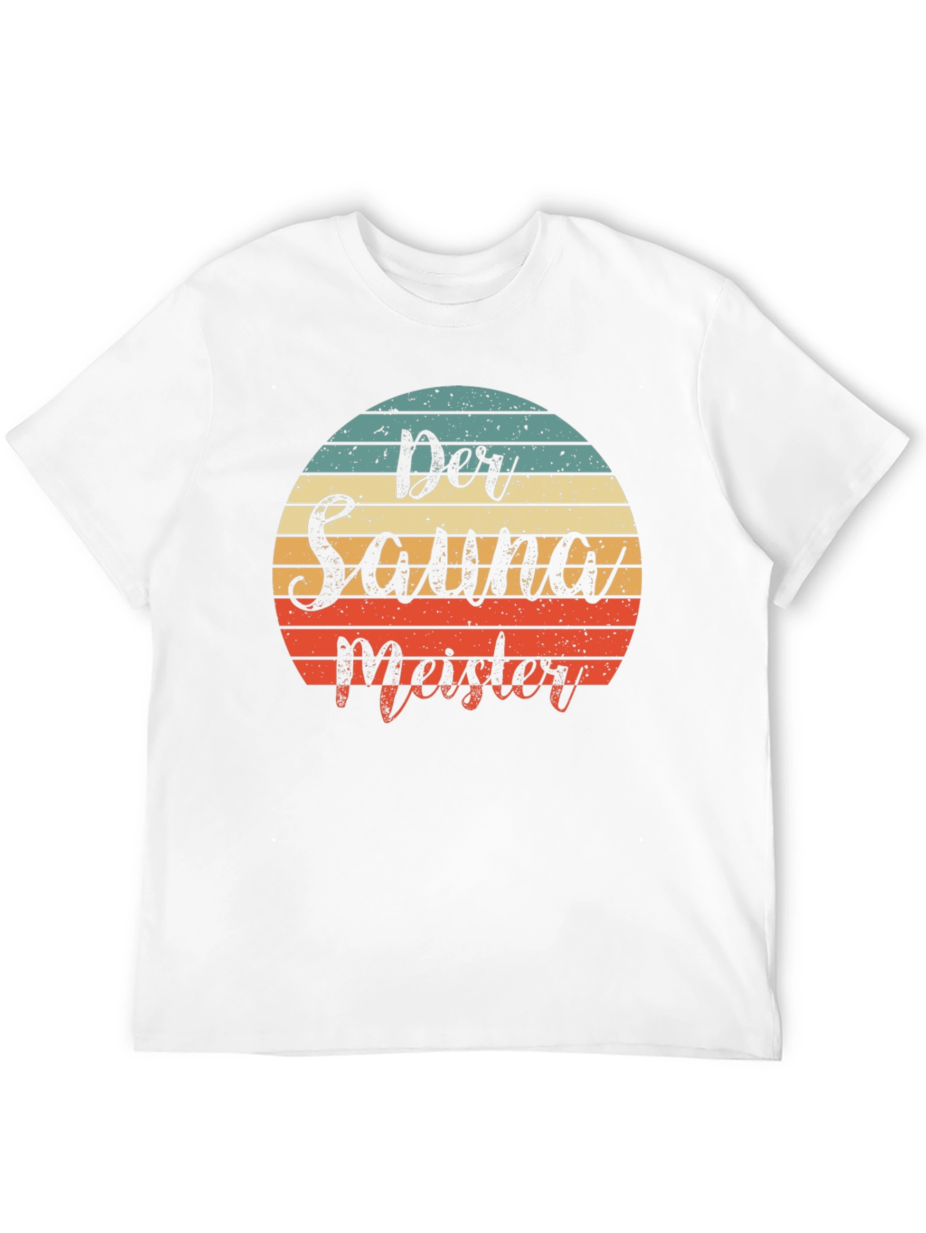 Black Der Sauna Meister Retro T-Shirt view 12