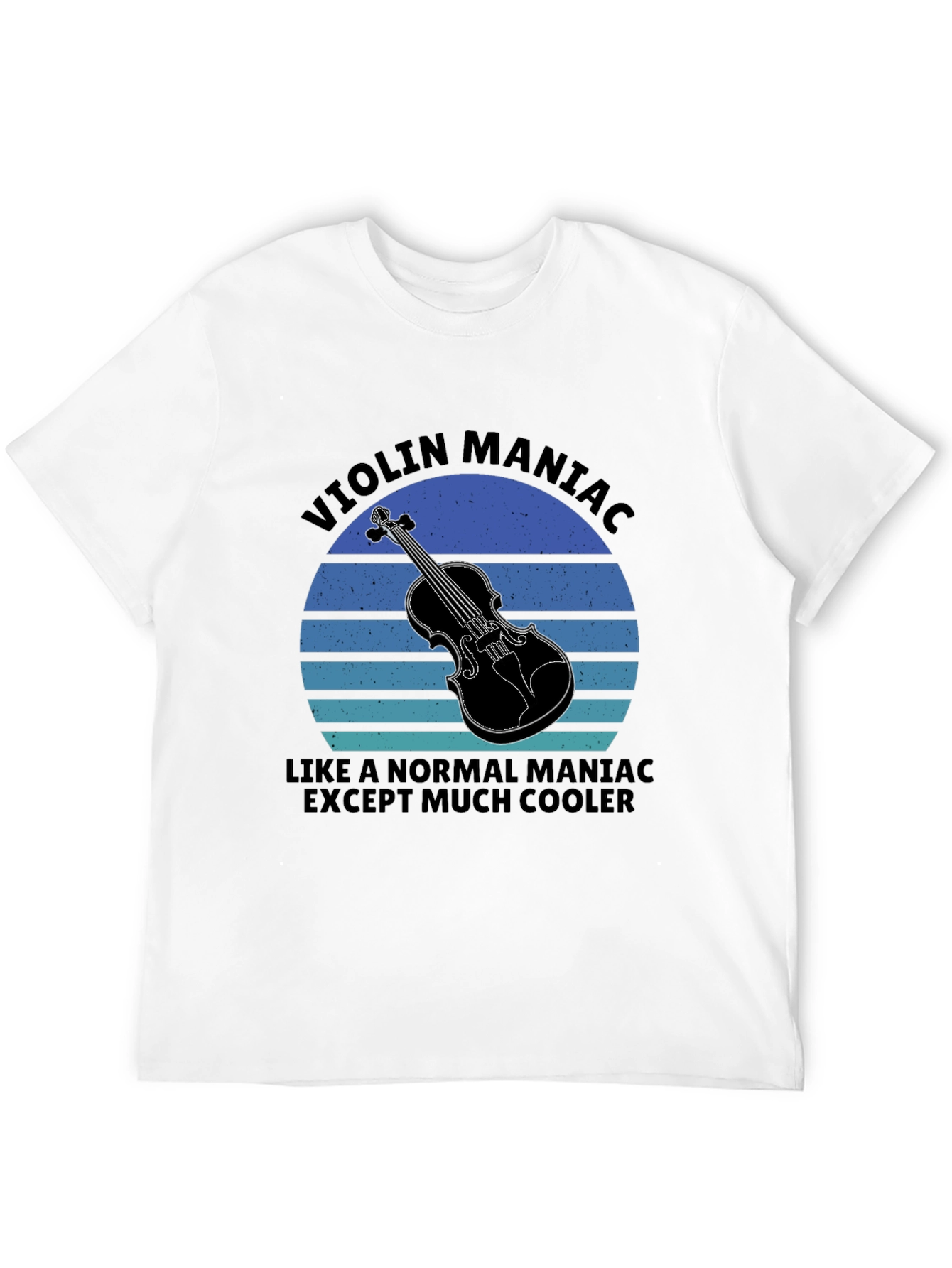 Black Violin Maniac Graphic Tee - Musician T-Shirt view 12