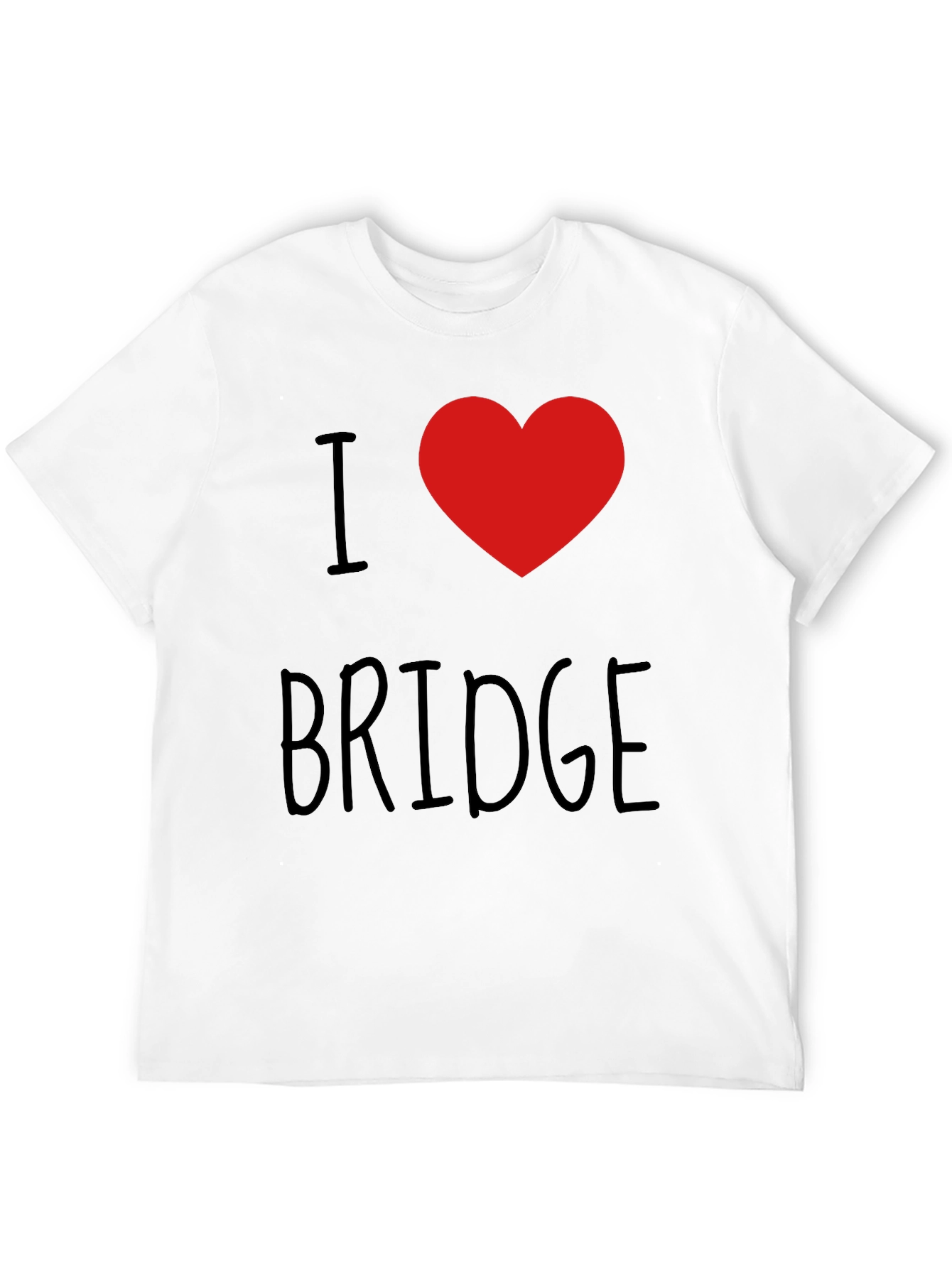 Black I Heart Bridge - Men's Graphic Tee view 12
