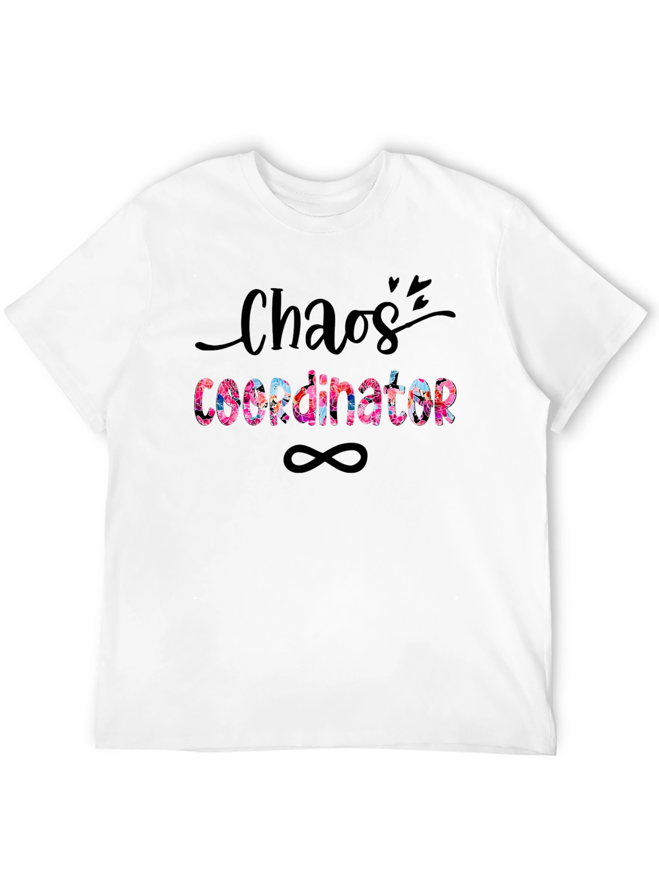 Black Chaos Coordinator Graphic T-Shirt view 12