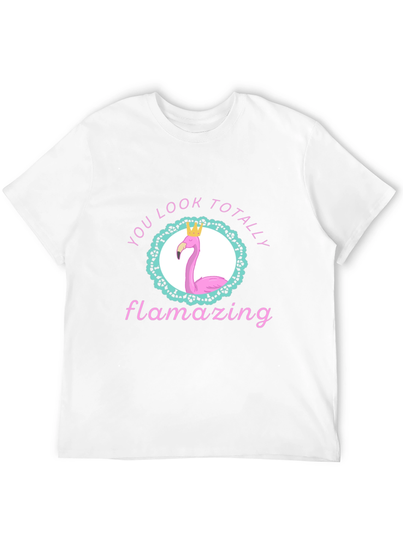 Black Flamazing Flamingo Graphic Tee -  You Look Totally Amazing! view 12