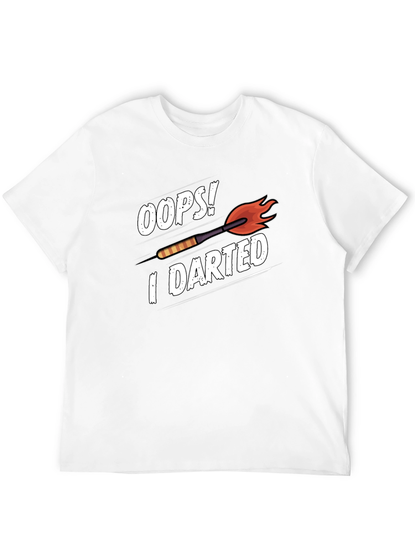 Black Oops! I Darted Funny Dart T-Shirt view 12