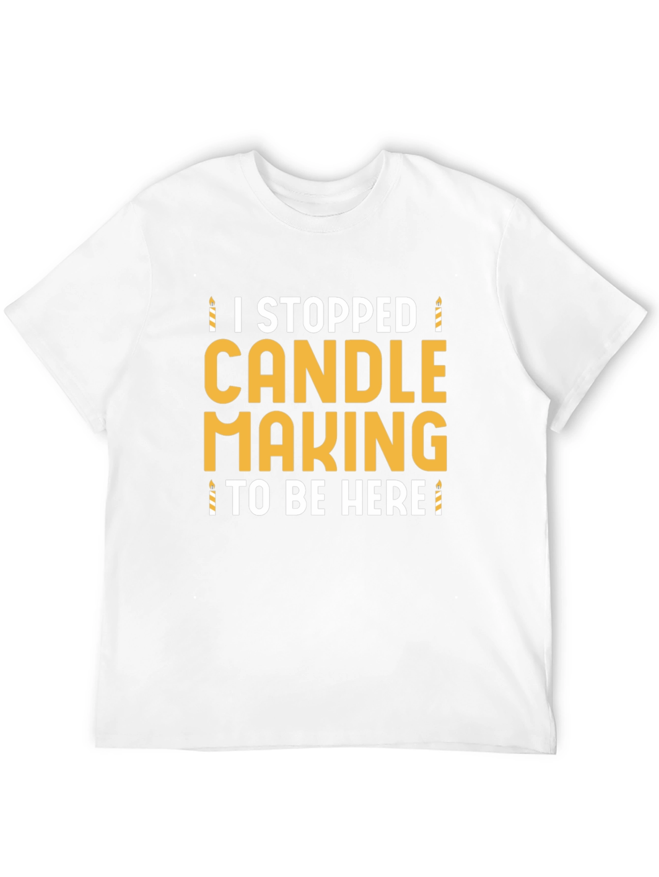 Black Candle Making Funny Graphic T-Shirt view 12