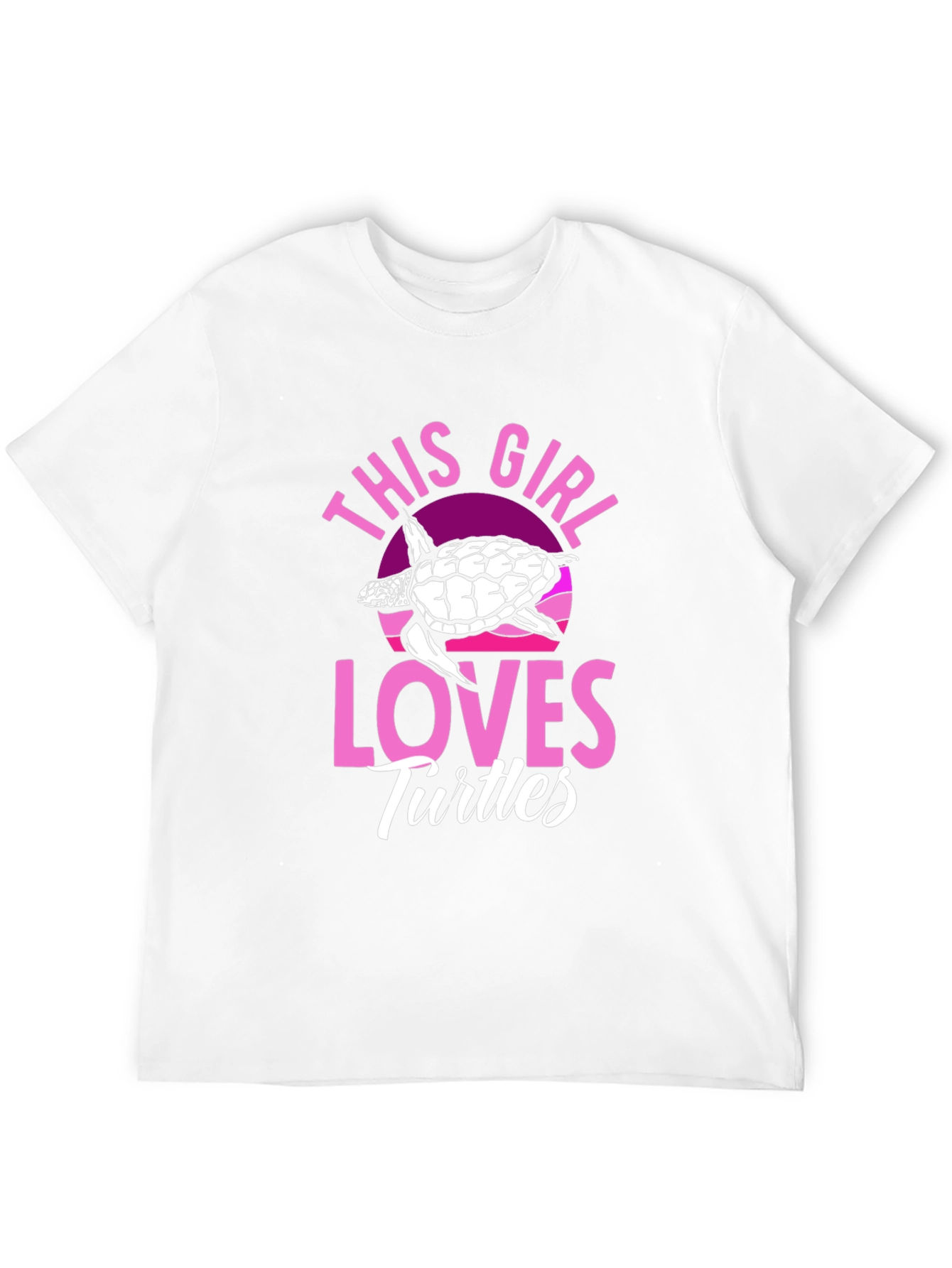 Black This Girl Loves Turtles T-Shirt - Black view 12