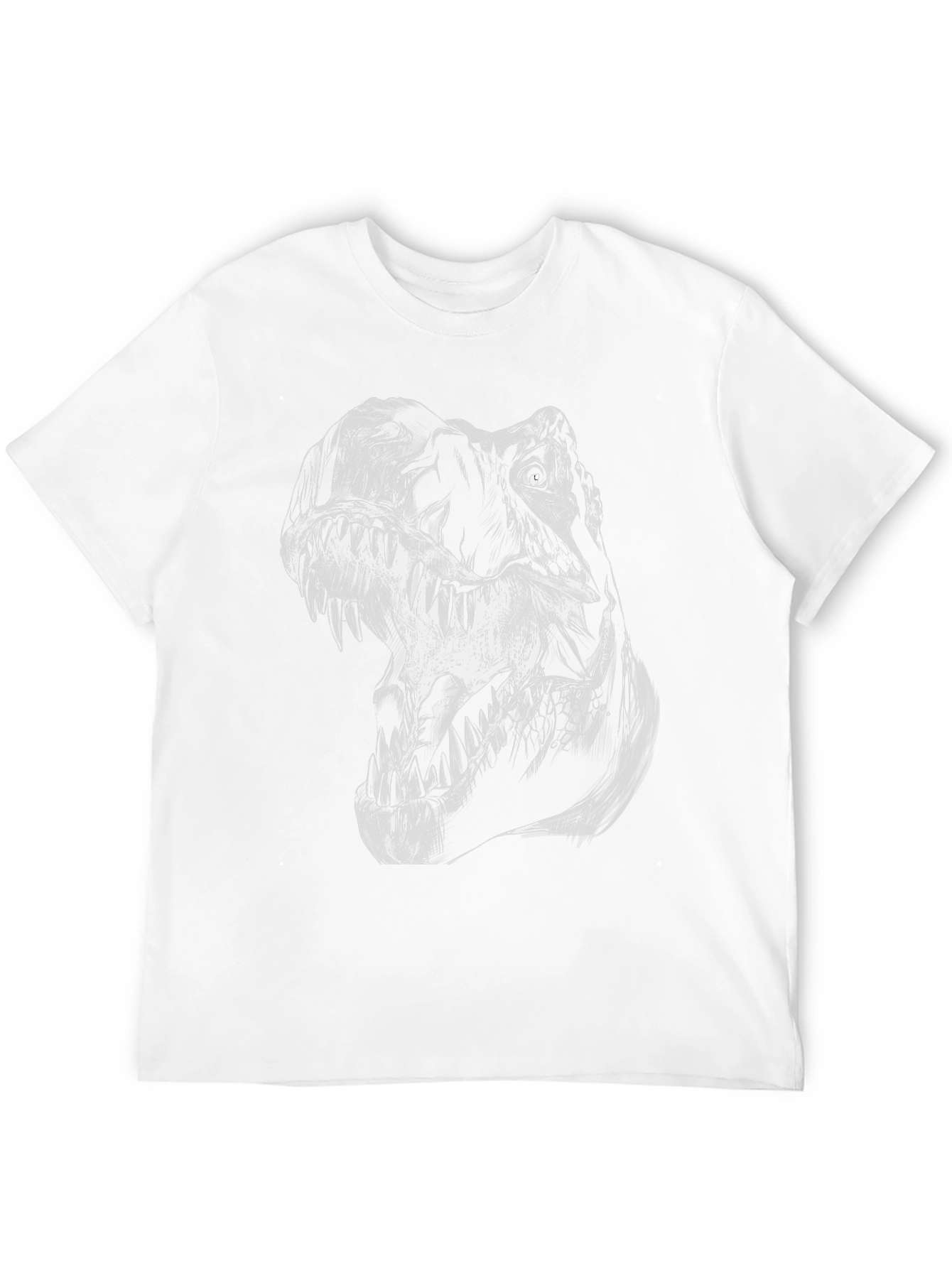 Black Dinosaur Graphic Tee - Black T-Rex Shirt view 12