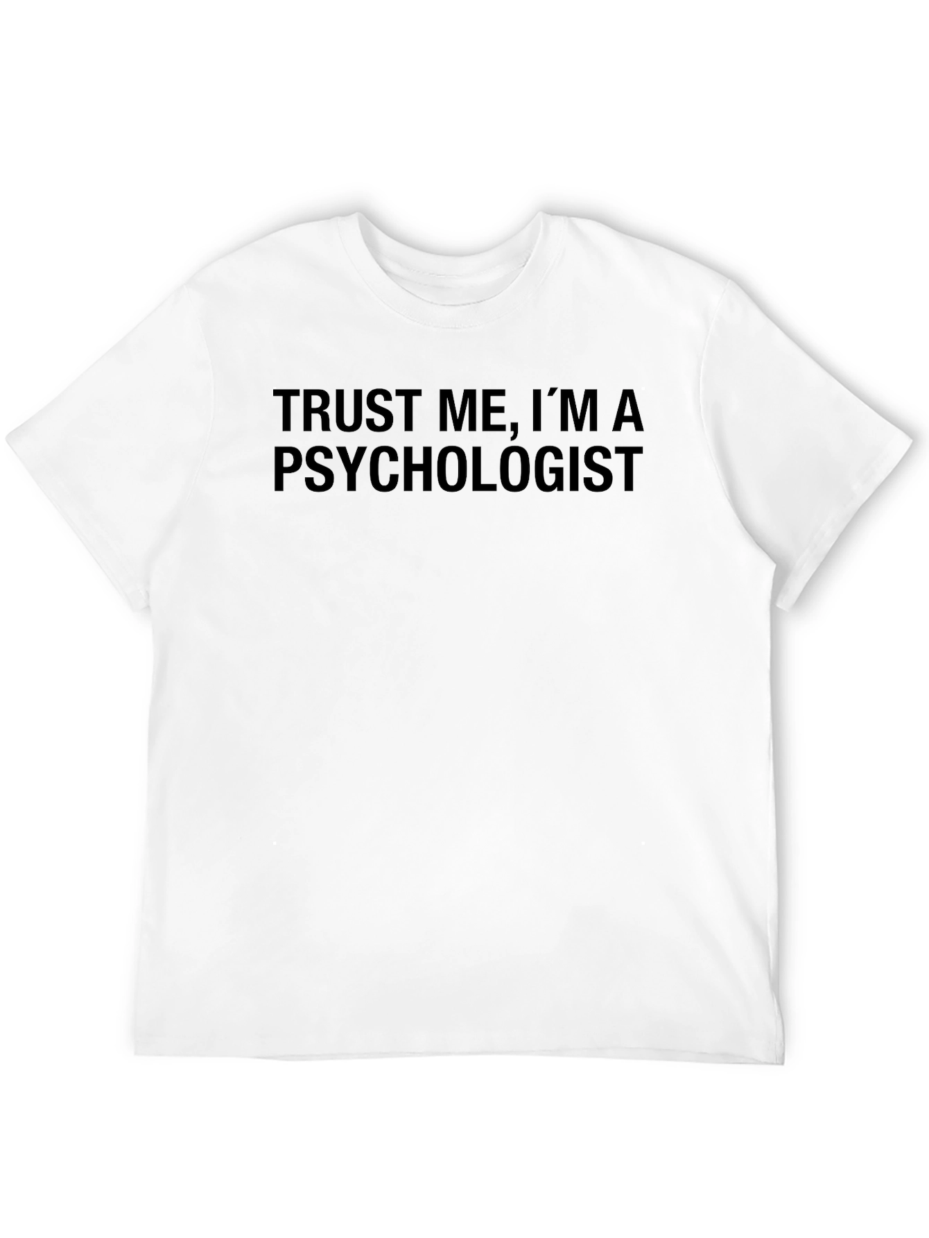 Black Trust Me, I'm A Psychologist T-Shirt view 12