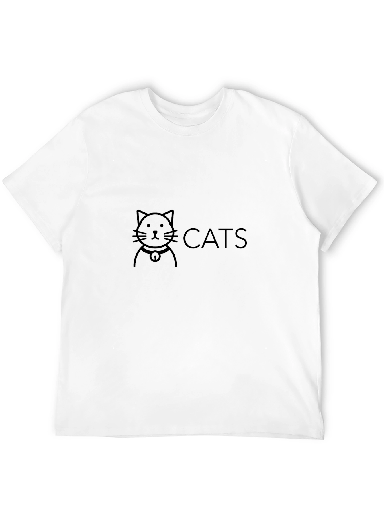 Black Cats Graphic T-Shirt - Black Cotton Tee view 12