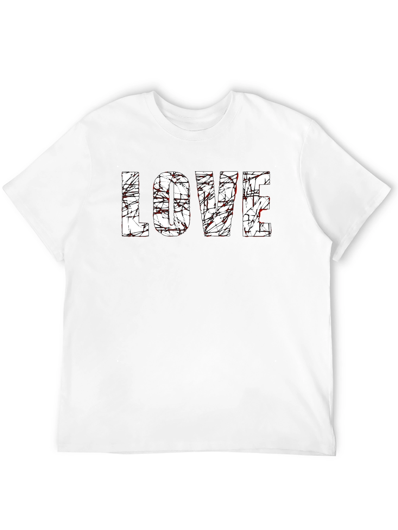 Black Bloody Love Graphic T-Shirt - Dark Humor Tee view 12