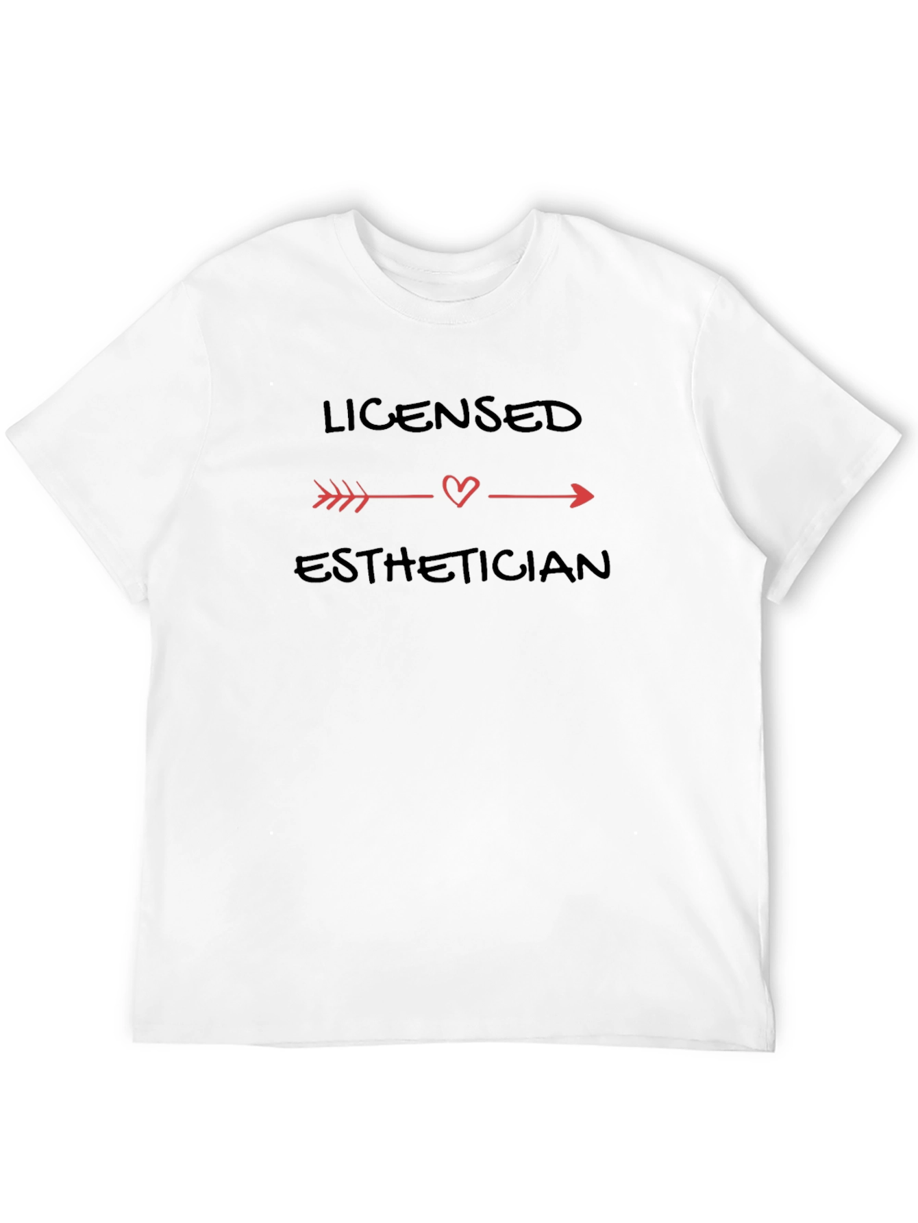 Black Licensed Esthetician Graphic T-Shirt view 12