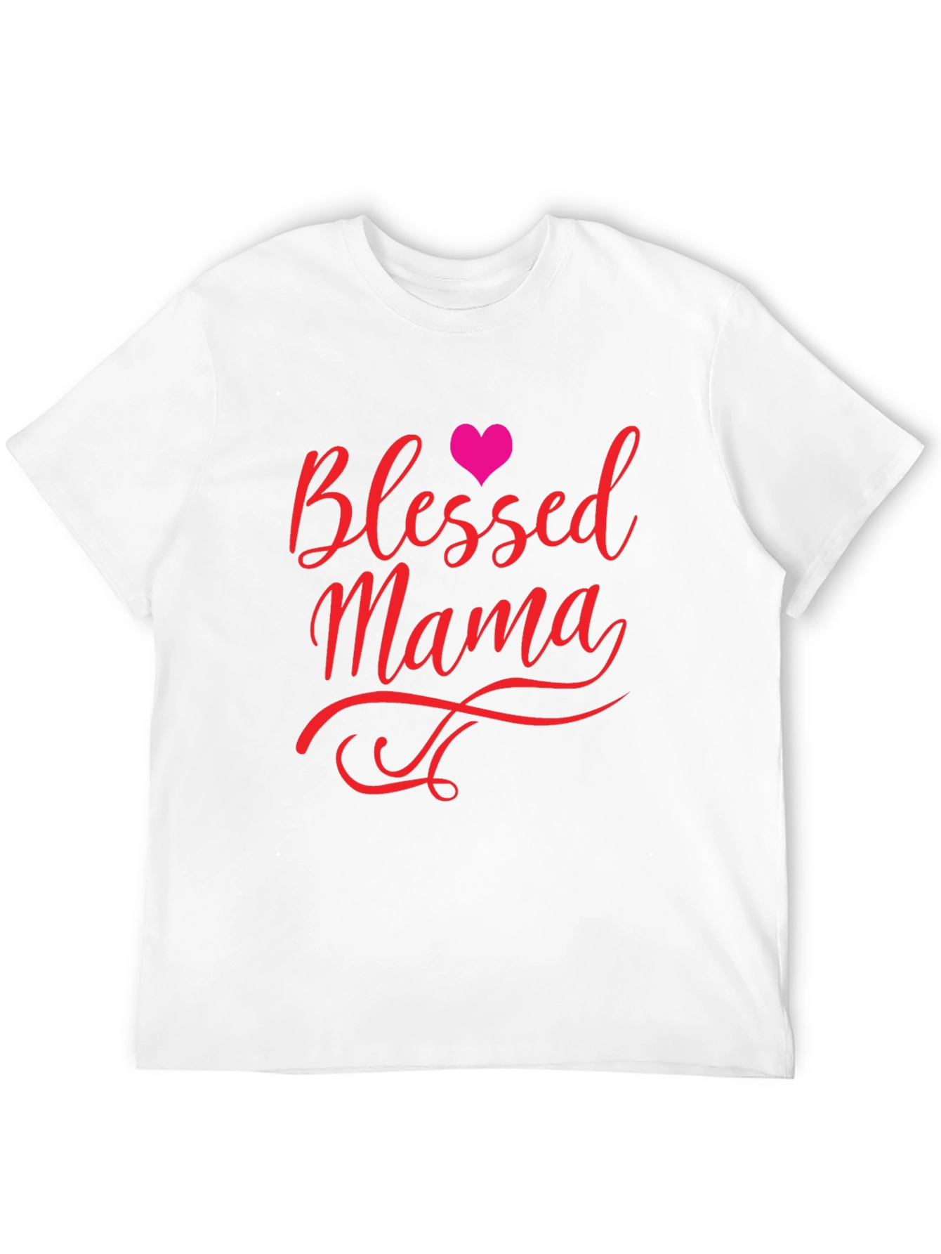 Black Blessed Mama Black T-Shirt view 12