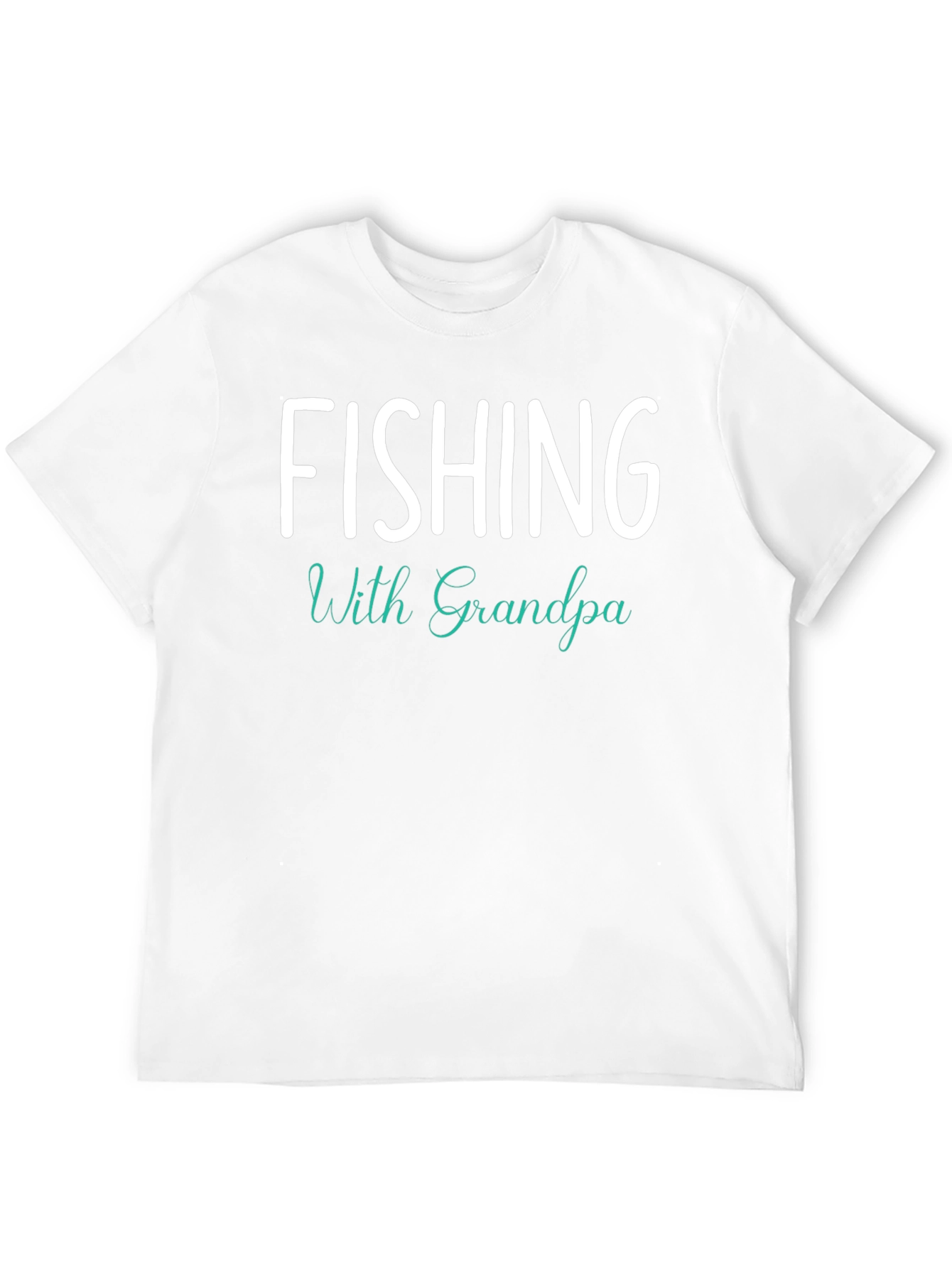Black Fishing With Grandpa Graphic Tee - Black Cotton view 12