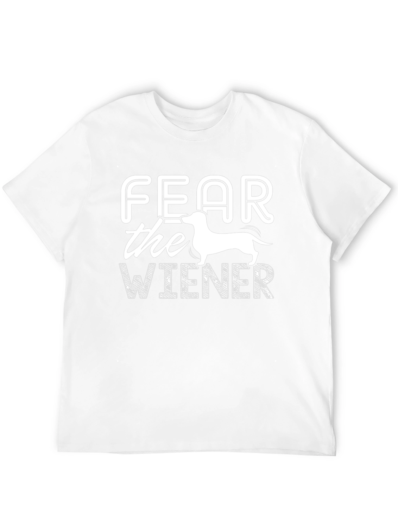 Fear the Wiener Funny Dachshund T-Shirt - 12
