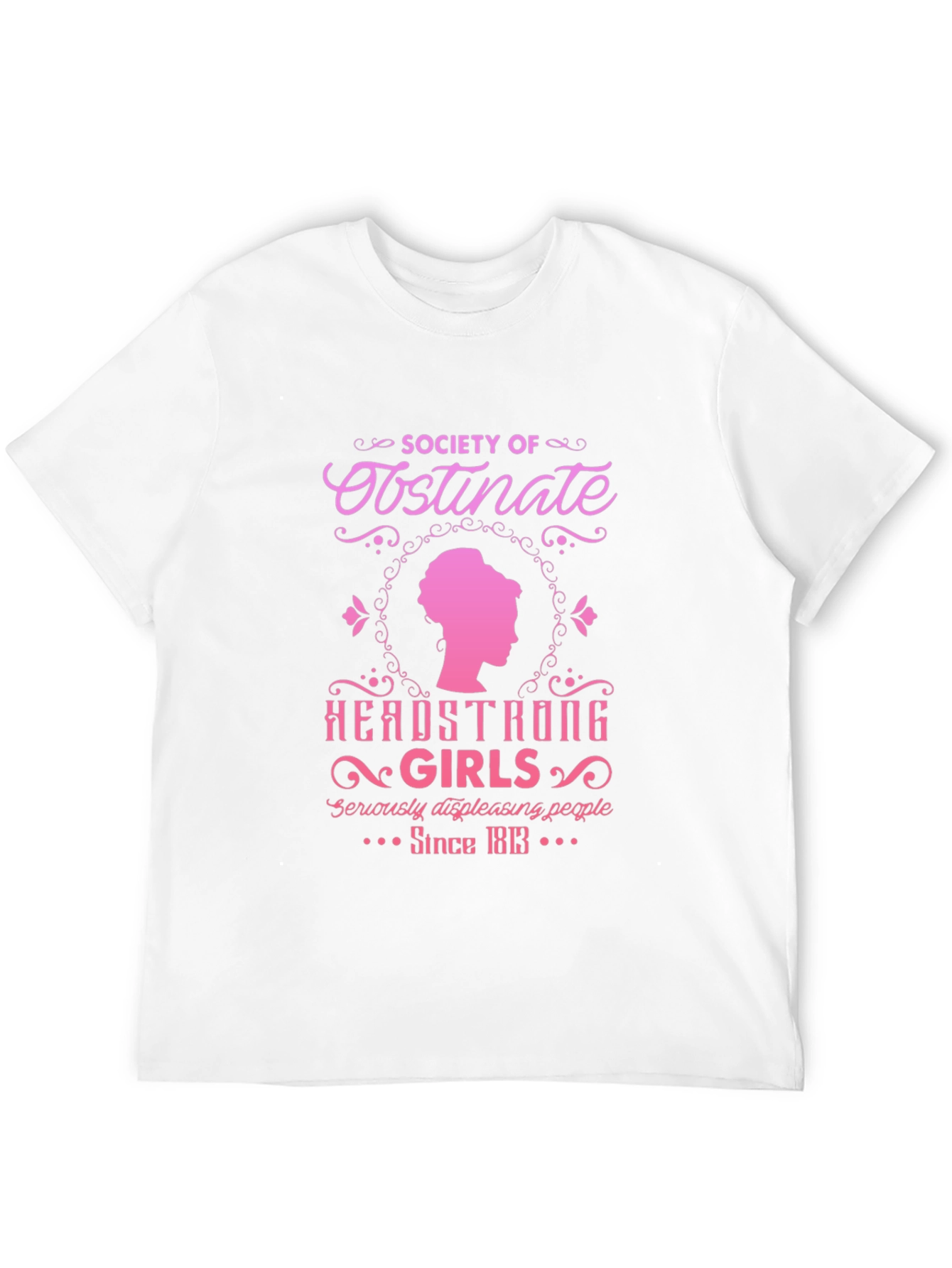 Black Obstinate Headstrong Girls T-Shirt view 12