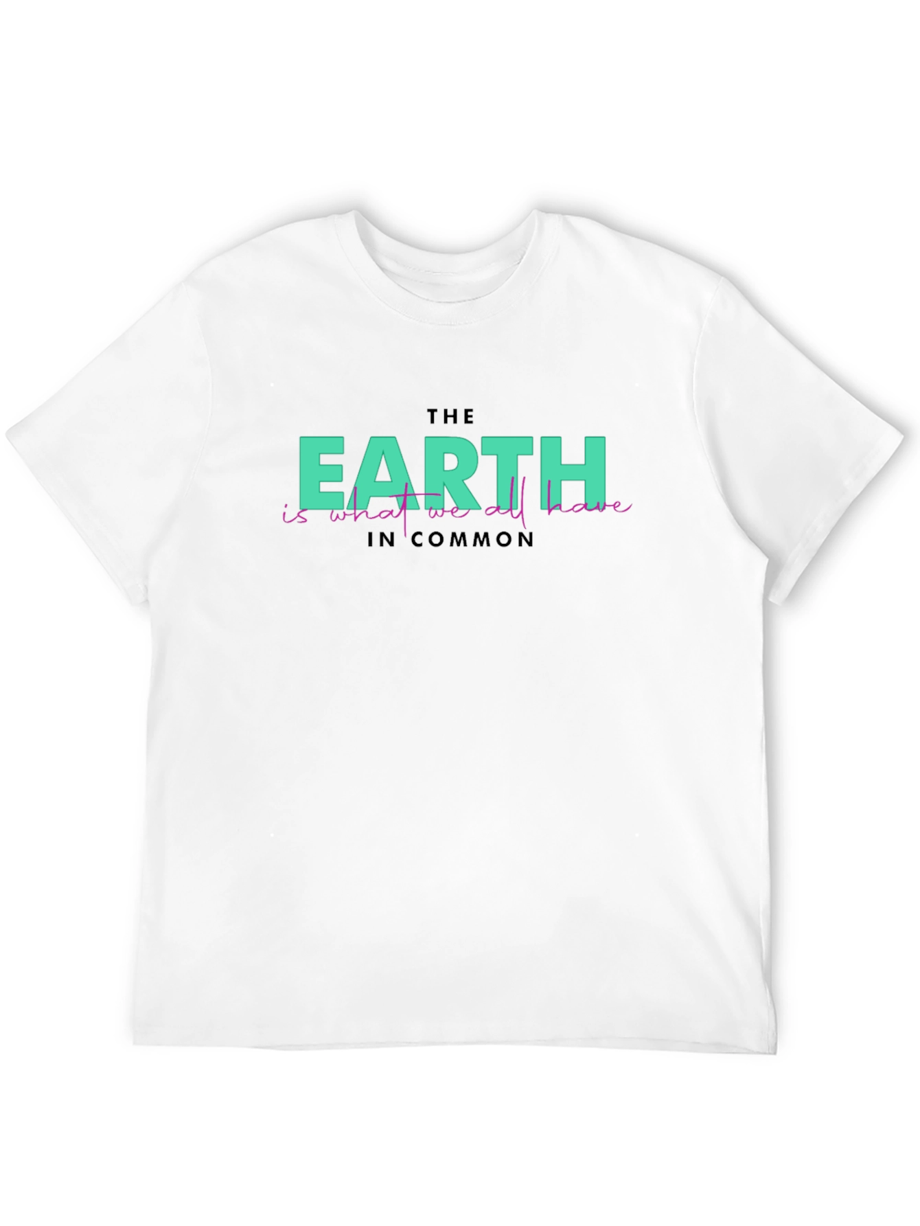 Black Earth Commonality Graphic Tee - Eco-Friendly Statement Shirt view 12