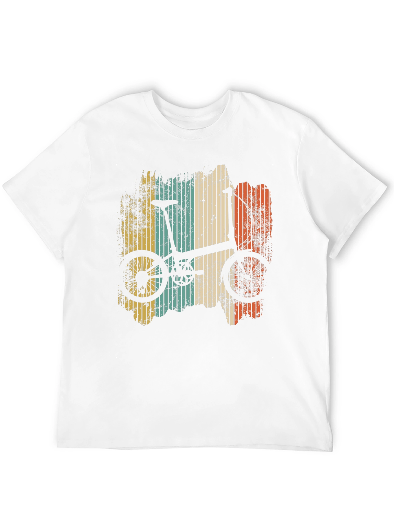 Black Vintage Bicycle Graphic Tee - Black T-Shirt view 12