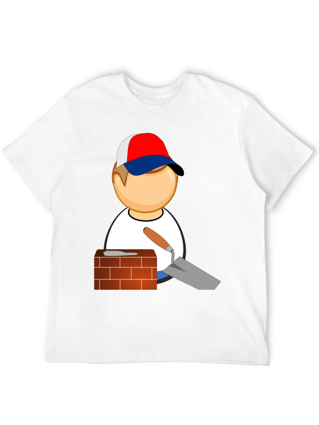 Black Masonry T-Shirt - Bricklayer Graphic Tee view 12