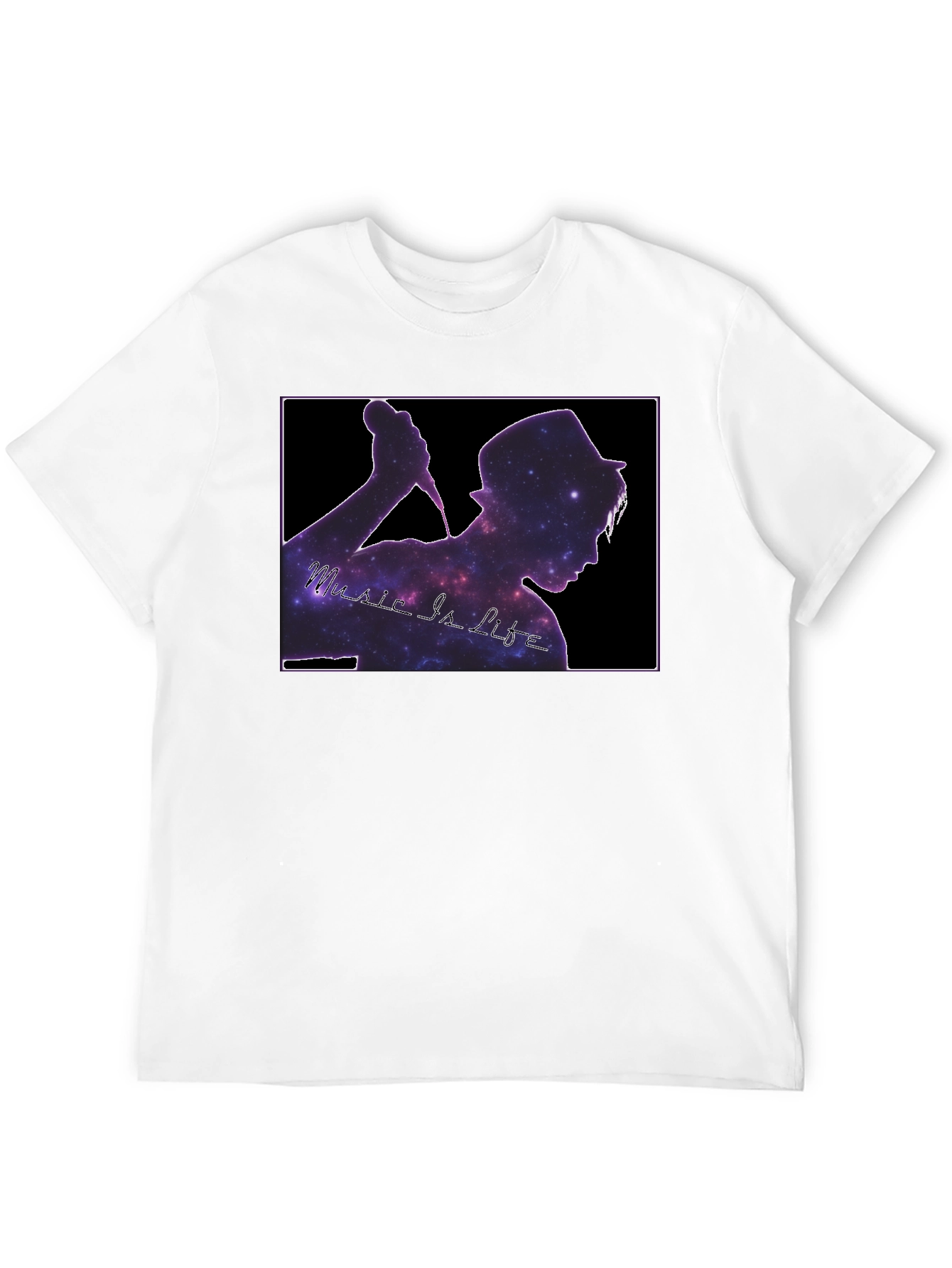 Black Music Is Life Galaxy Tee view 12