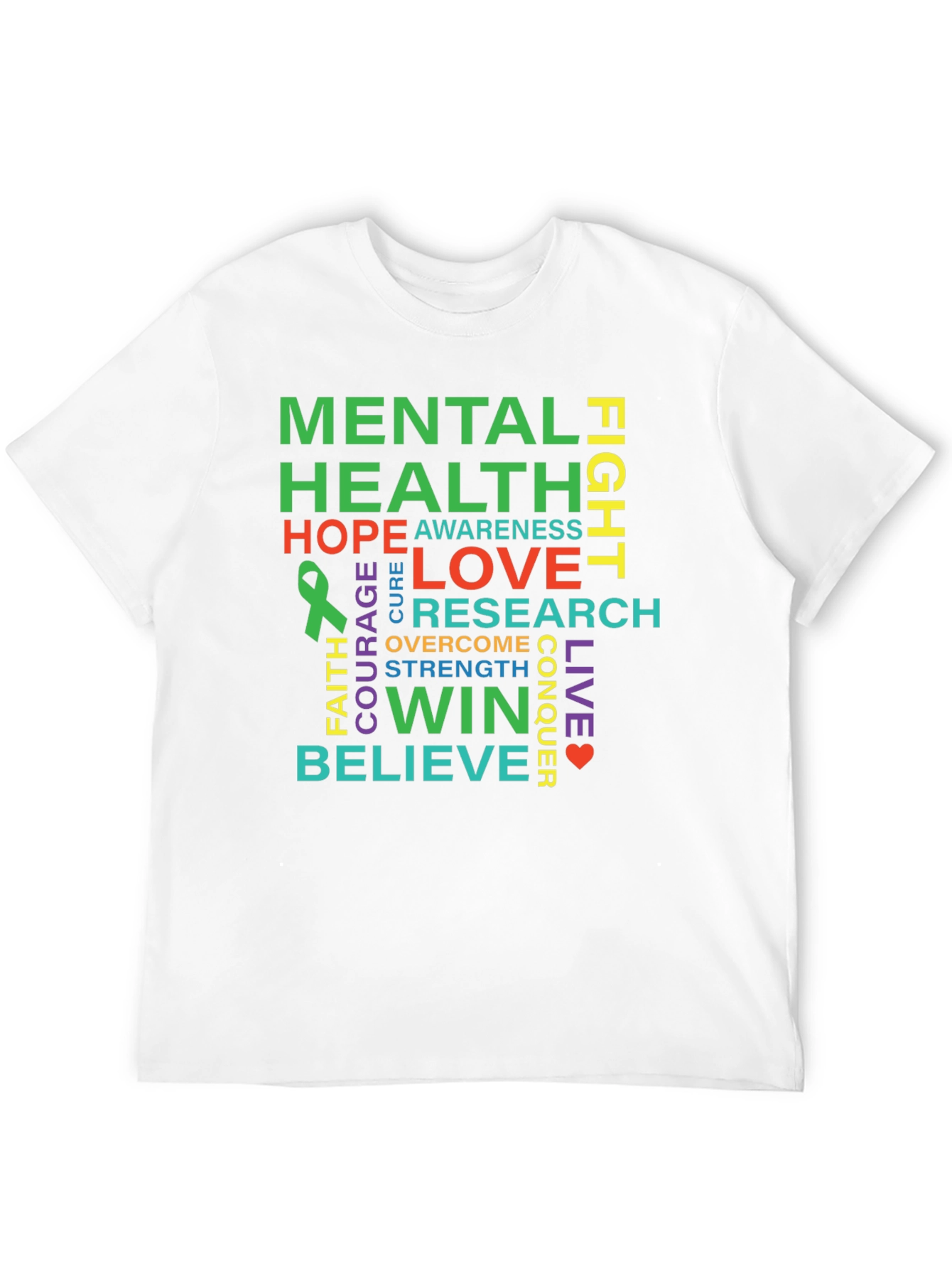 Black Mental Health Awareness T-Shirt view 12