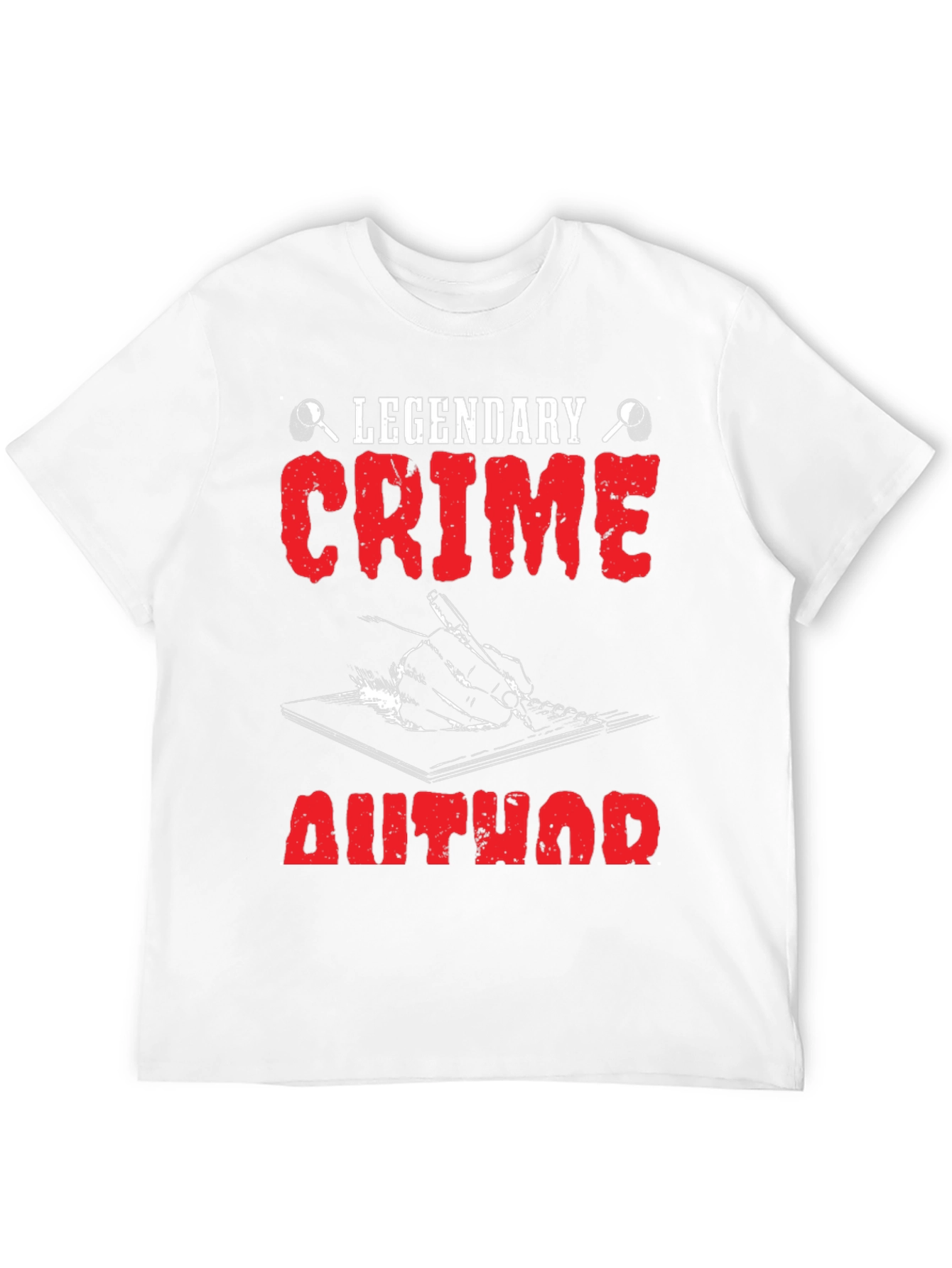 Legendary Crime Author T-Shirt - Detective Novelist Tee - 12