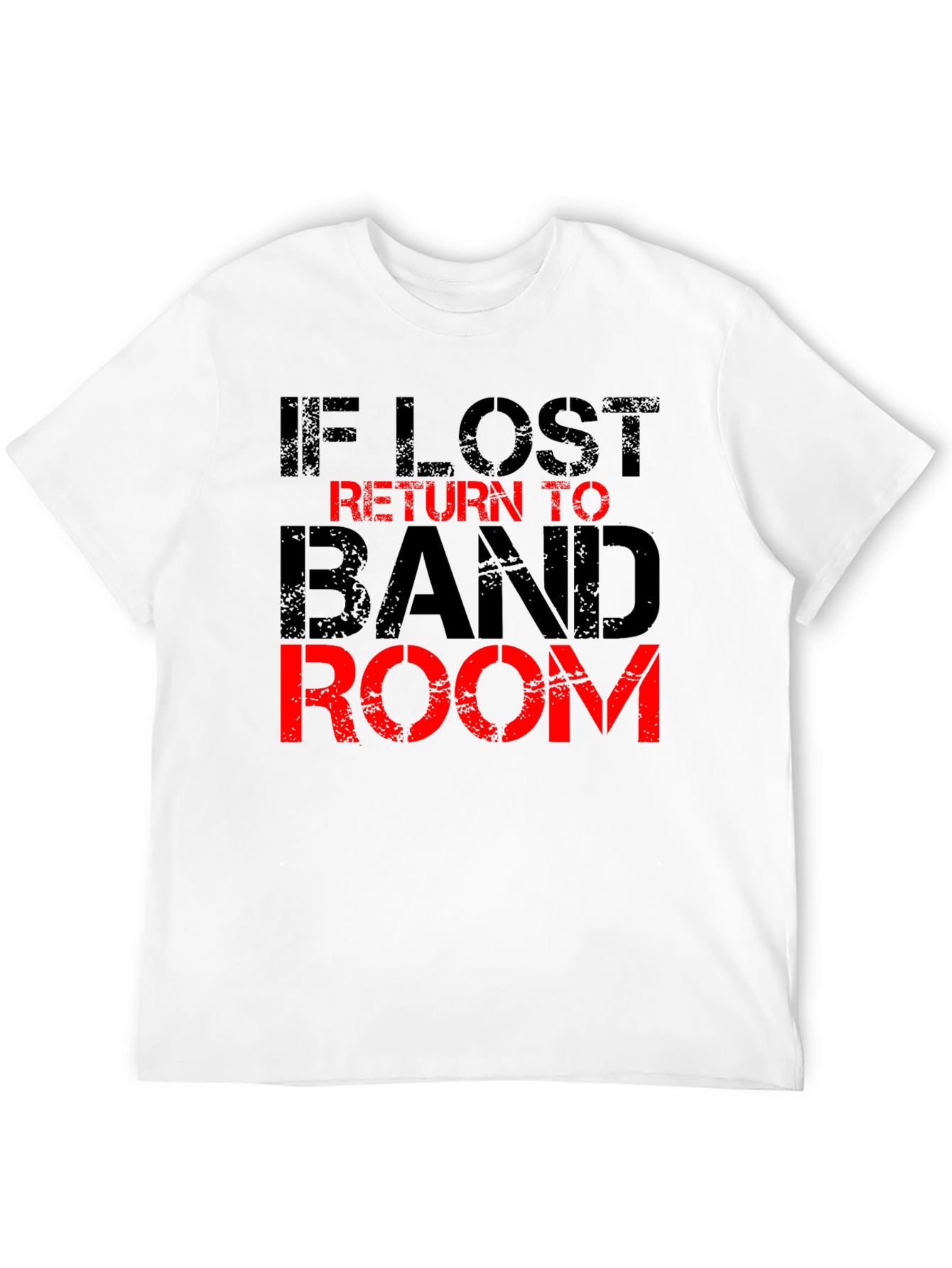 Black If Lost Return to Band Room Graphic Tee view 12