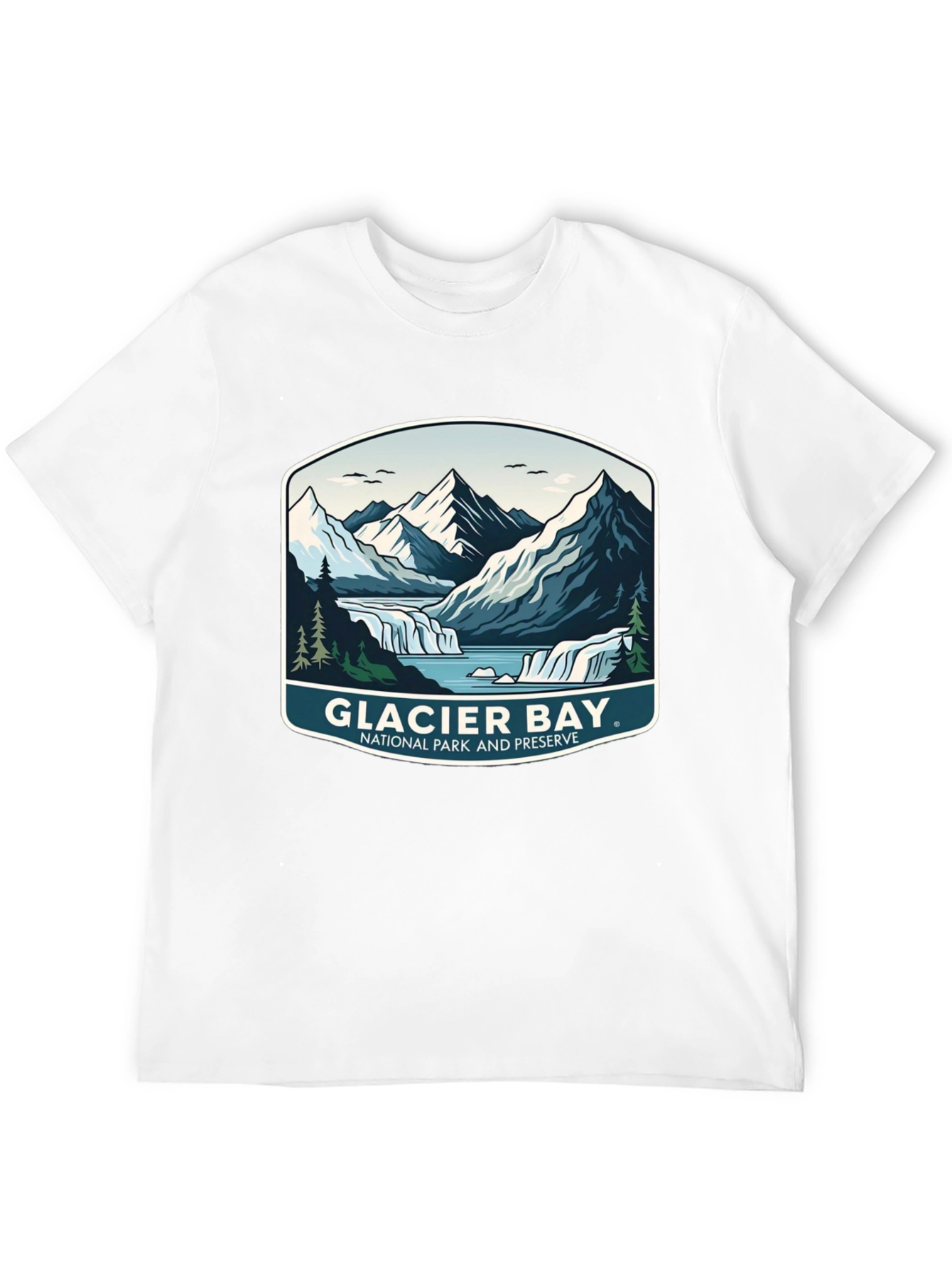 Black Glacier Bay National Park T-Shirt view 12