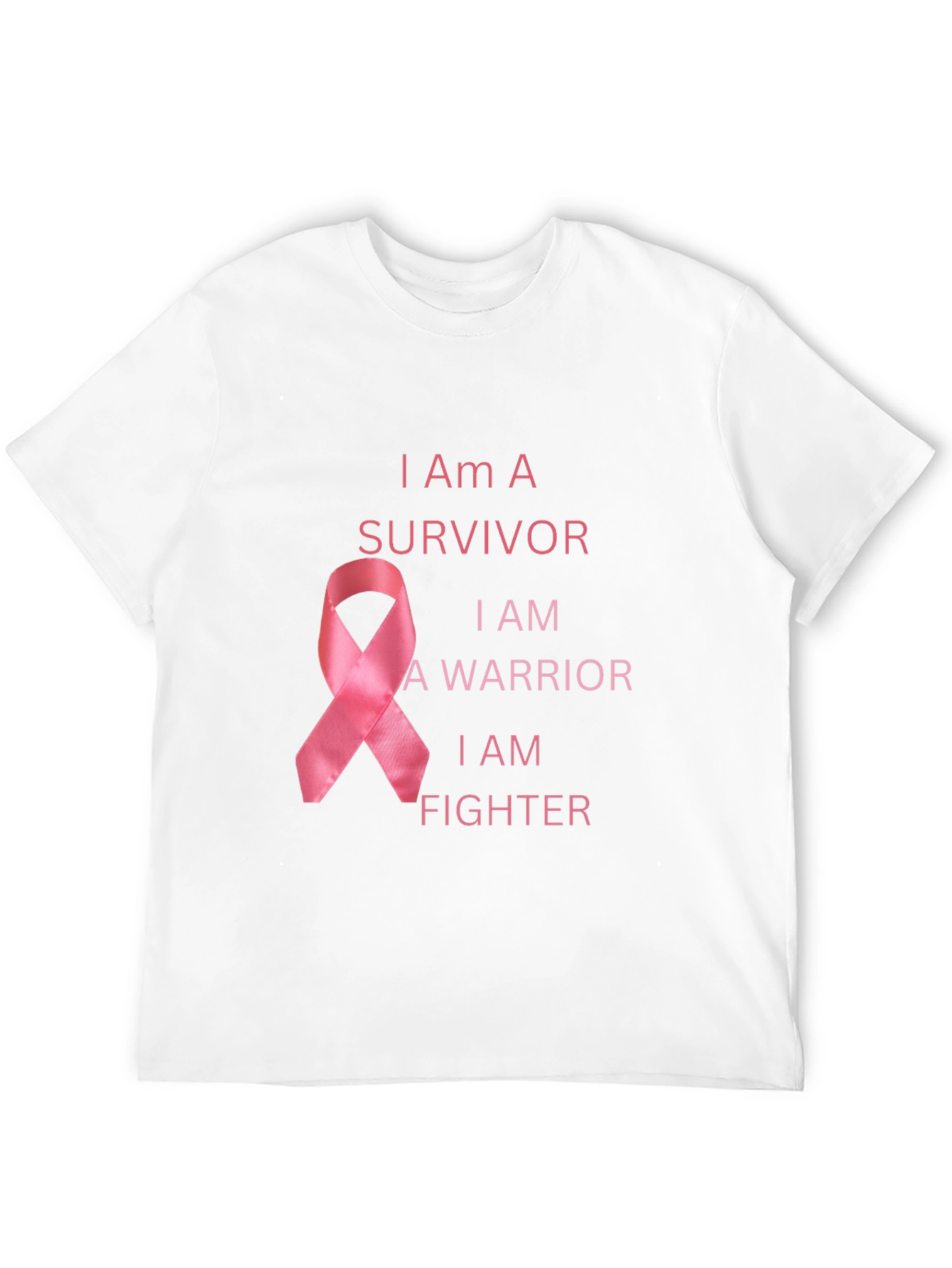 Black I Am A Survivor Breast Cancer Awareness T-Shirt view 12