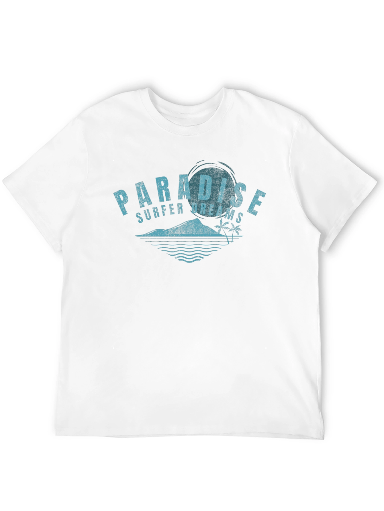 Black Paradise Surfer Dreams Graphic Tee - Black view 12