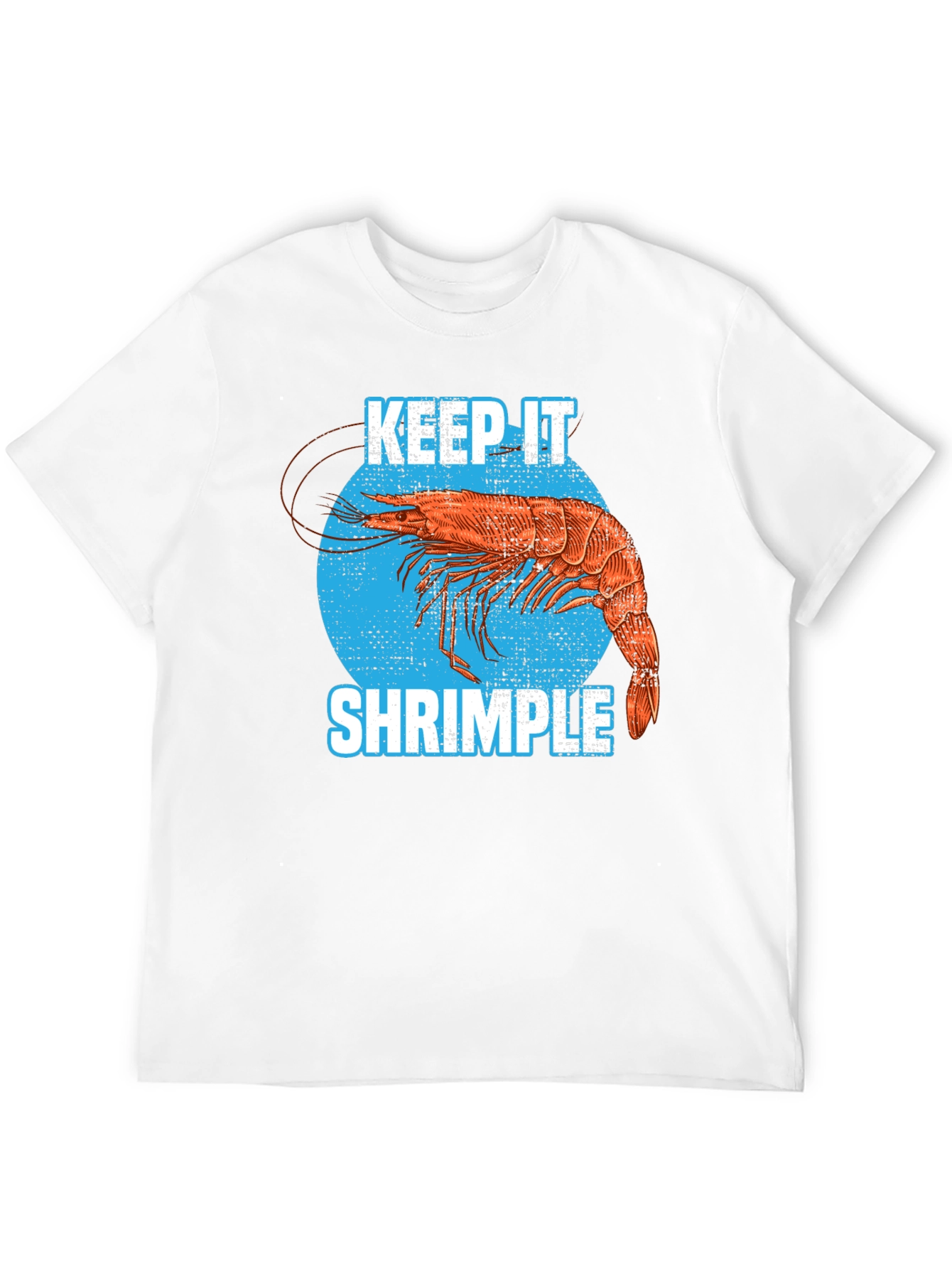 Black Keep it Shrimple T-Shirt Funny Shrimp Lover Tee view 12