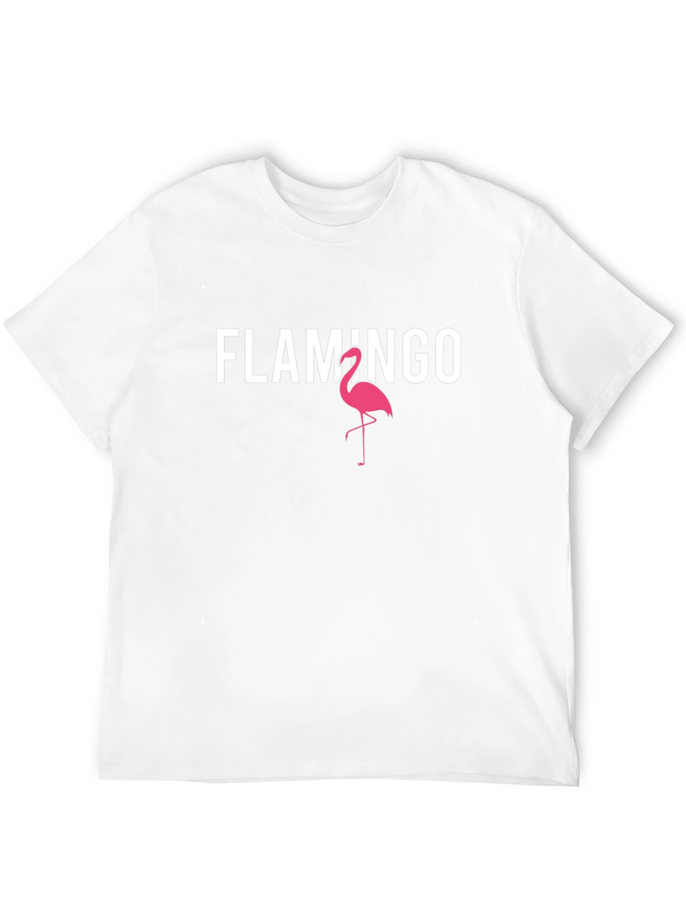 Black Flamingo Graphic Tee - Black Cotton Blend Casual Shirt view 12