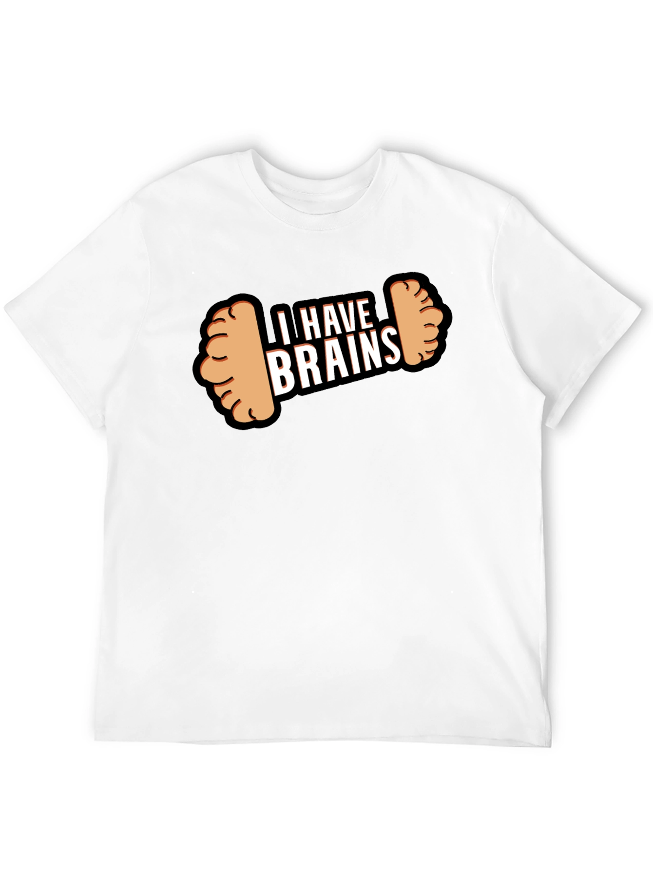 Black I Have Brains Dumbbell T-Shirt - Funny Gym Workout Tee view 12