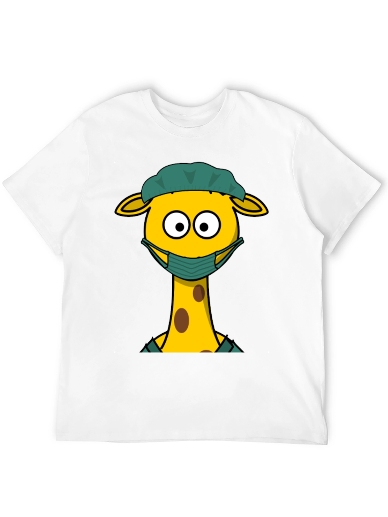 Black Giraffe Doctor T-Shirt view 12