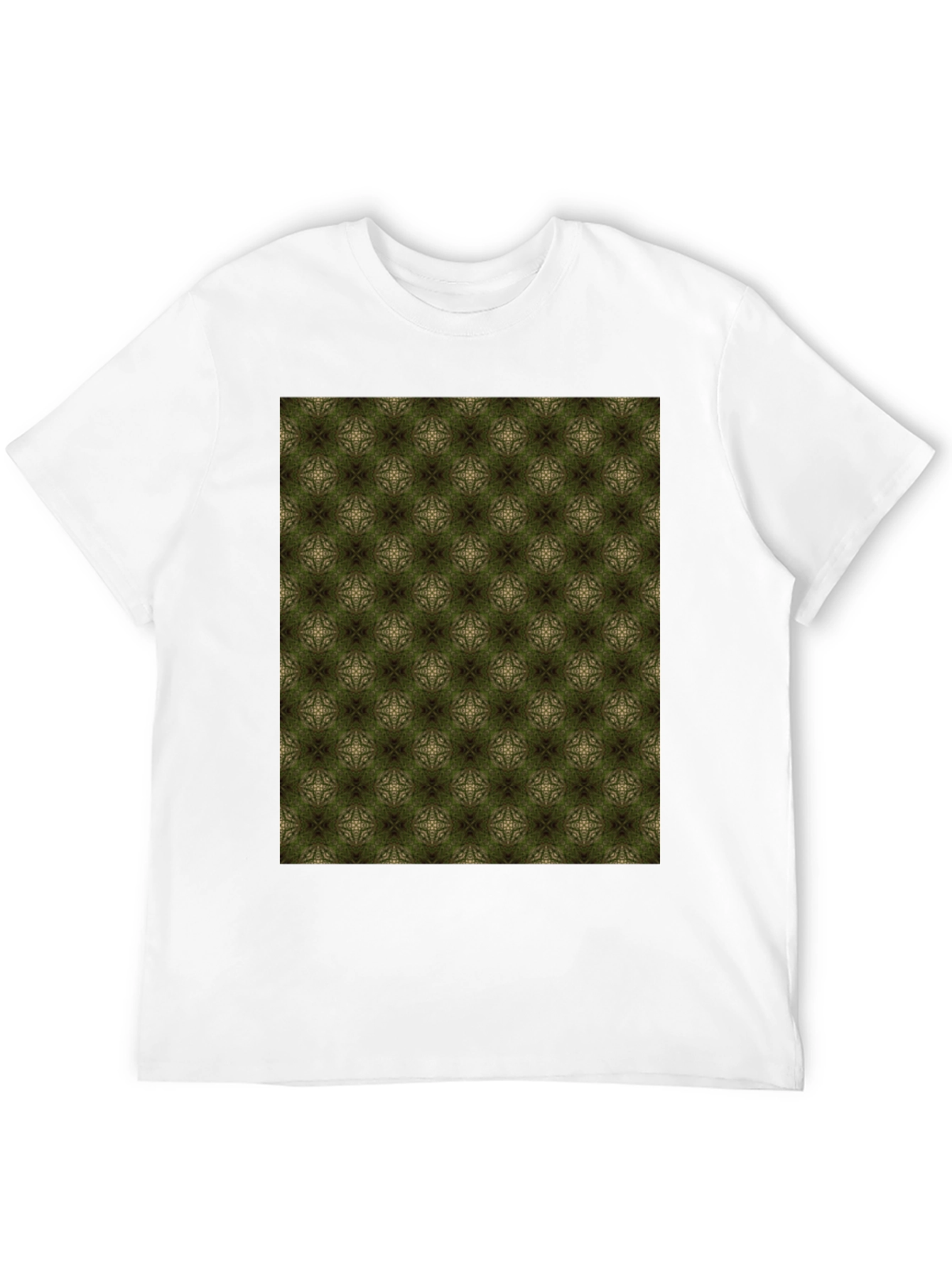 Black Patterned Black T-Shirt view 12