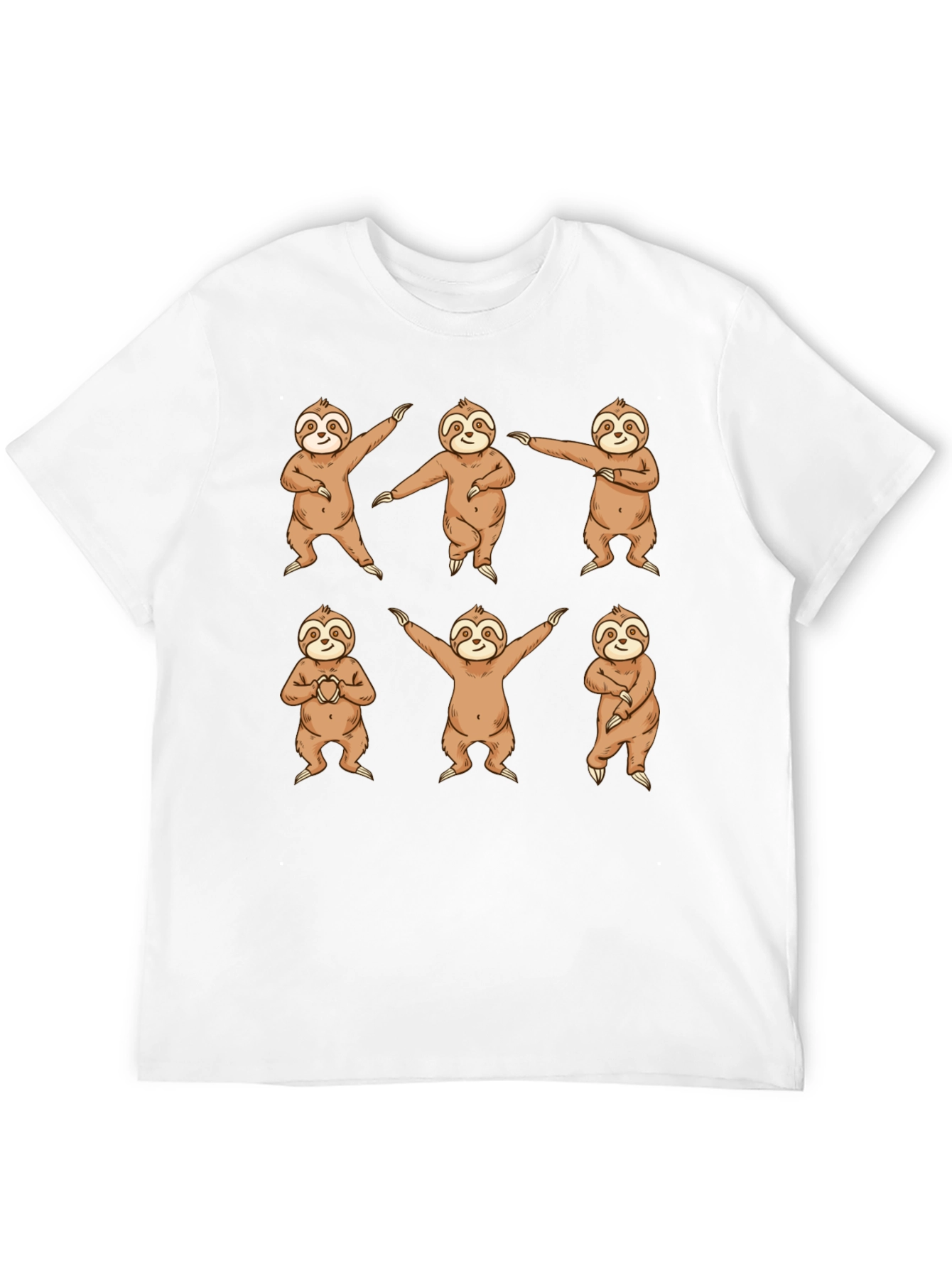 Black Dancing Sloth Graphic Tee - Fun & Comfy view 12