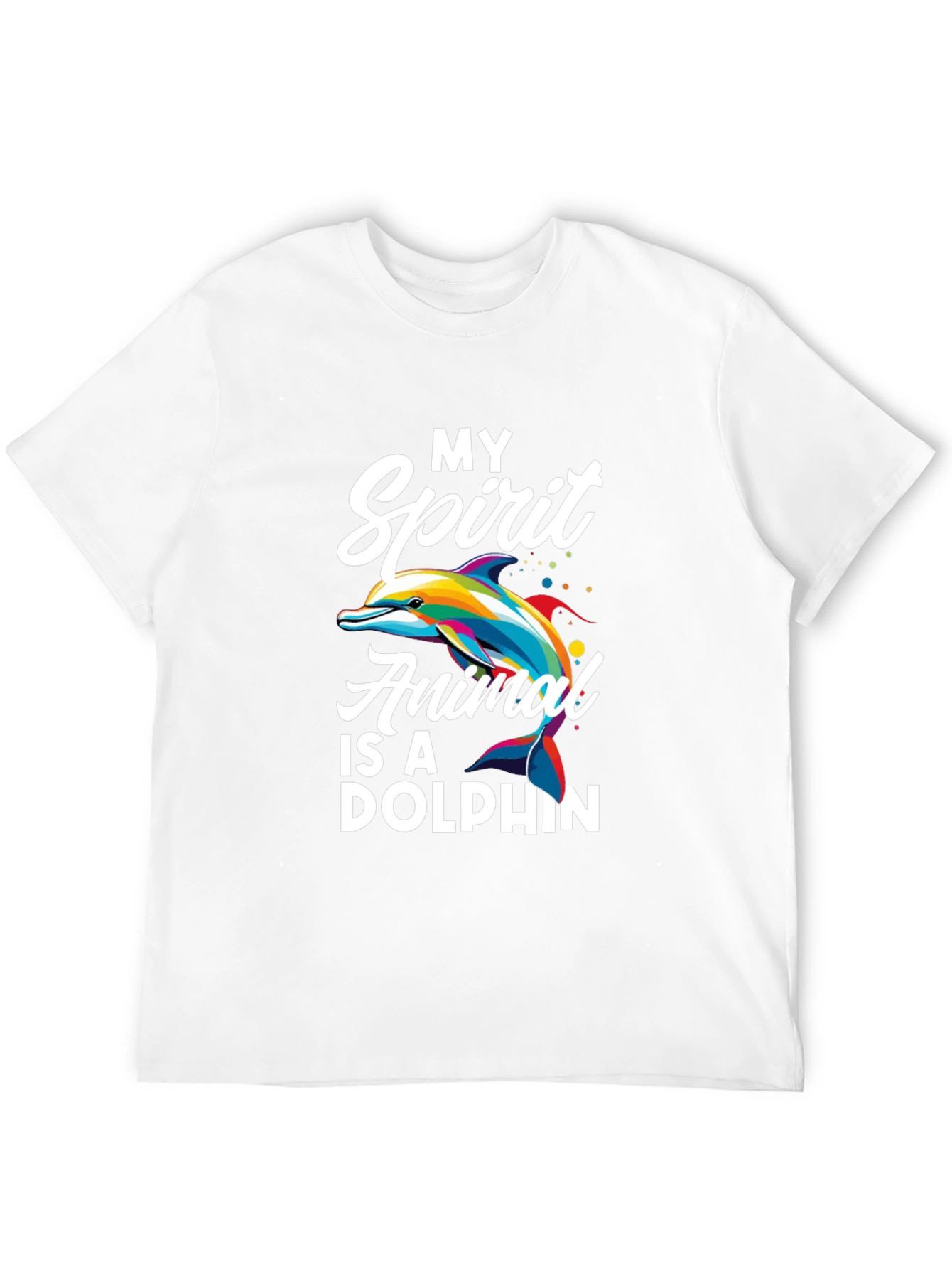 My Spirit Animal is a Dolphin Graphic Tee - 12
